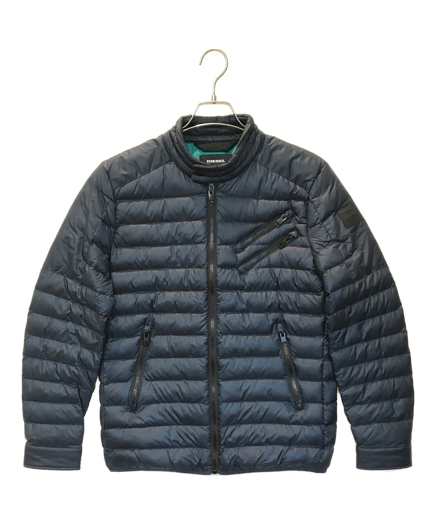 中古・古着通販】DIESEL (ディーゼル) ダウンジャケット ネイビー 