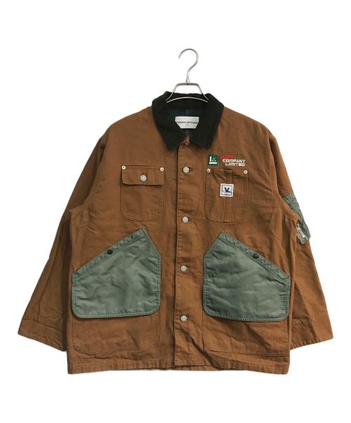 WHIZ LIMITED フリースジャケット ベージュ・青 ほしく