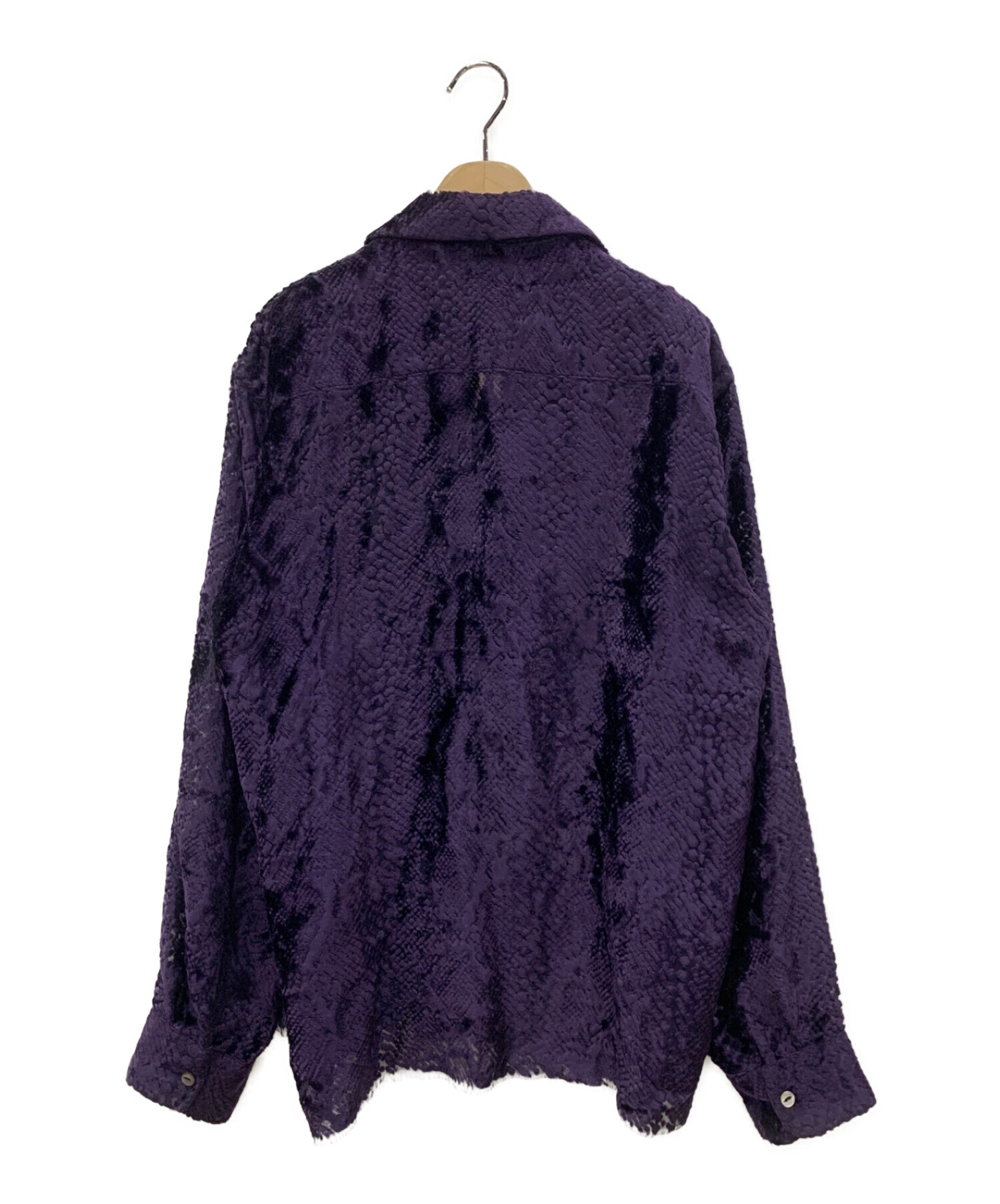 中古・古着通販】Needles (ニードルズ) C.O.B.One-up Shirt Burnout 