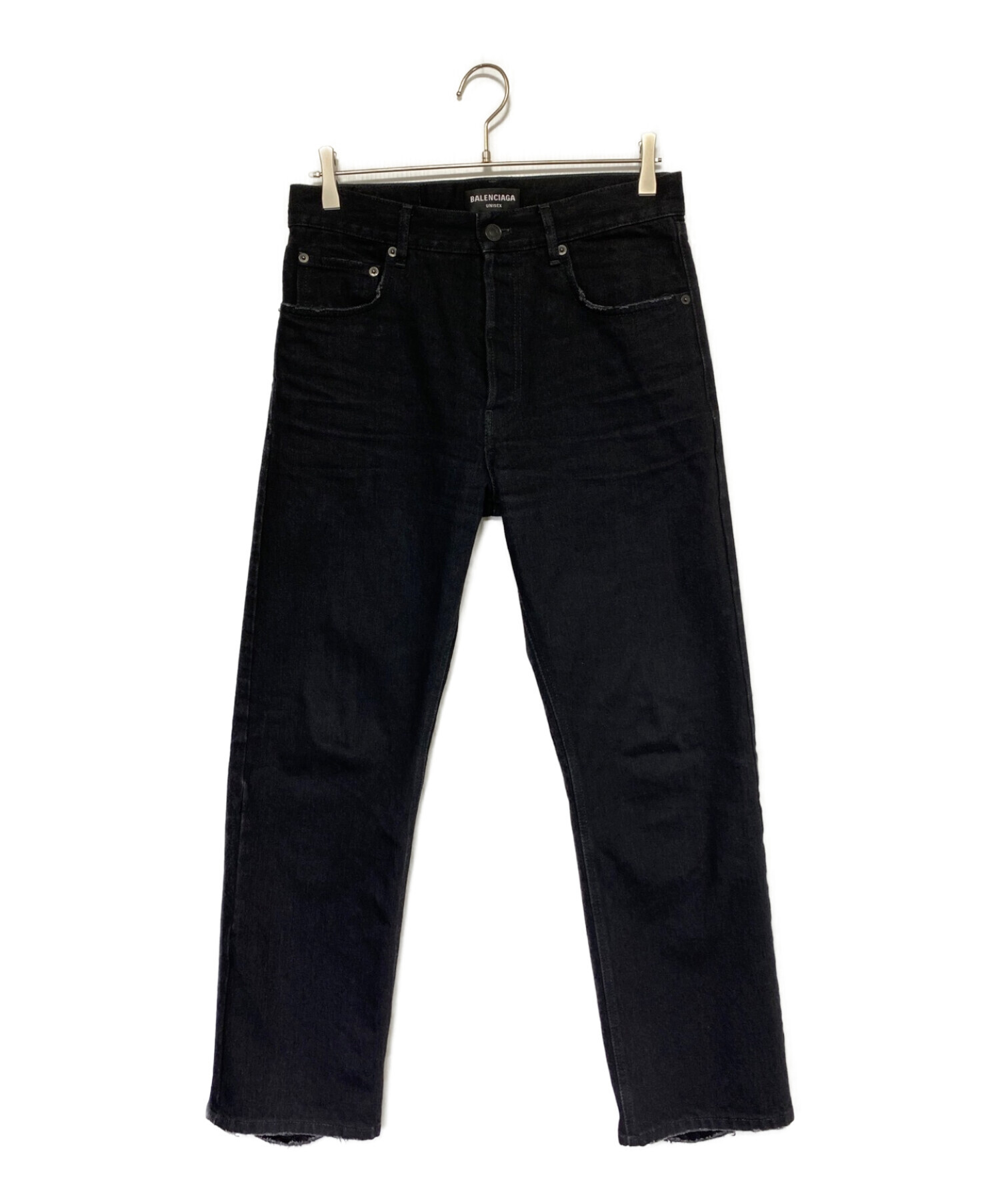 中古・古着通販】BALENCIAGA (バレンシアガ) デニムパンツ ブラック 