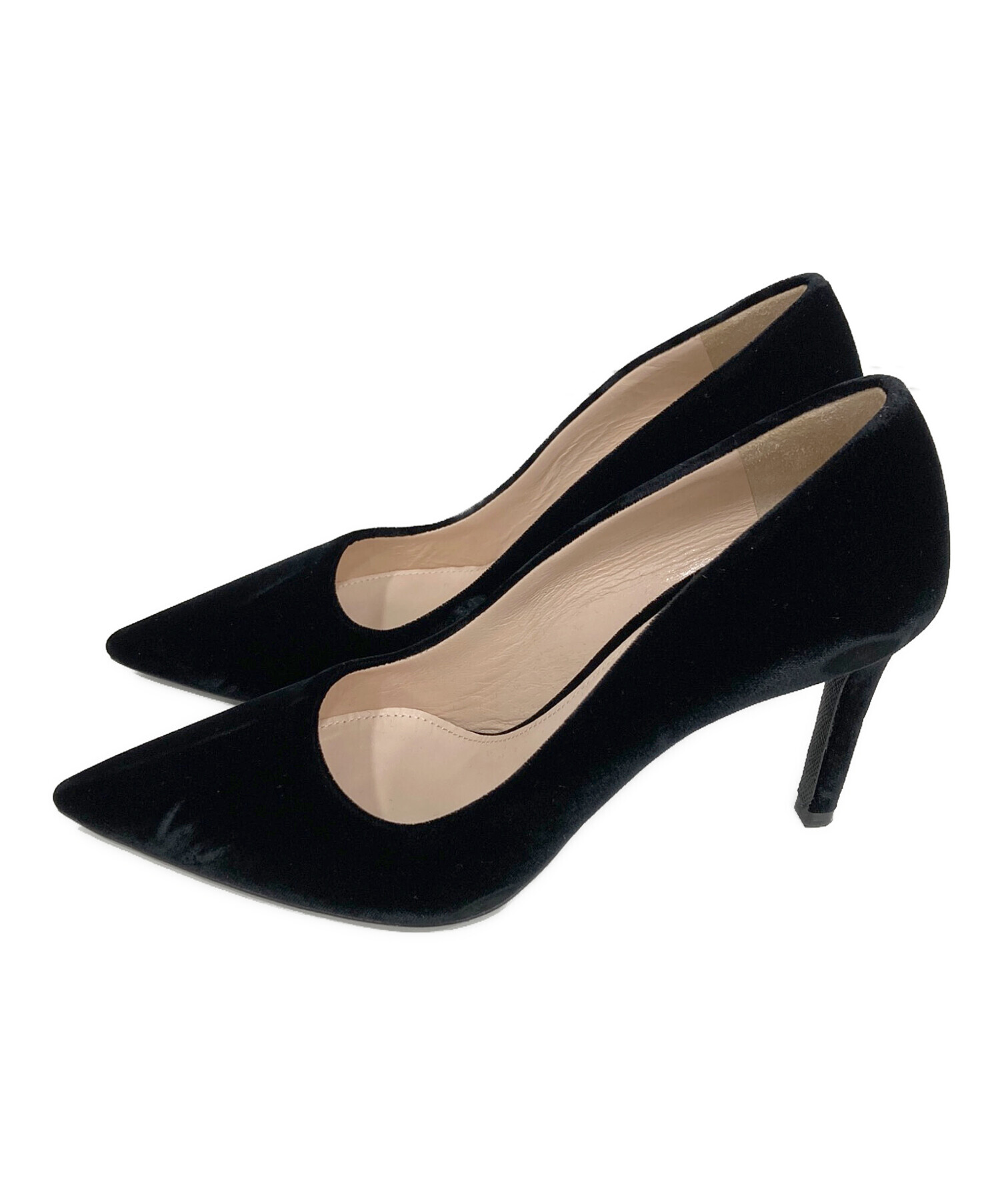PRADA ブラック ポインテッドトゥヒール 36.5