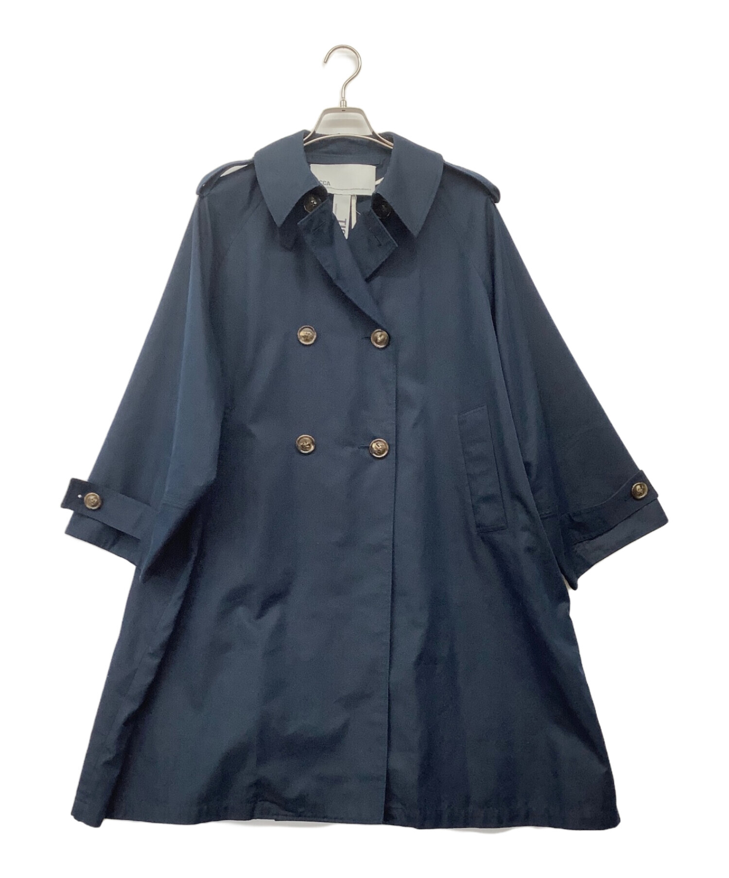 中古・古着通販】ticca (ティッカ) トレンチコート ネイビー サイズ:2 
