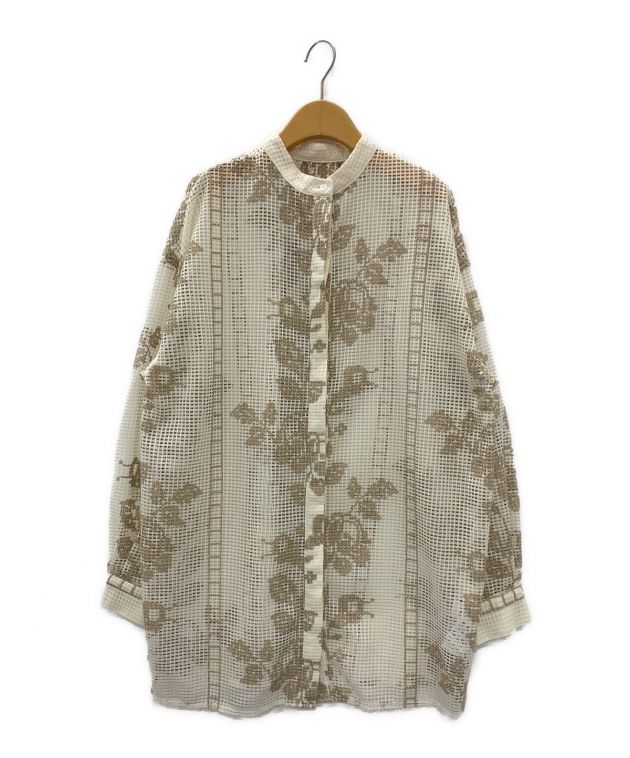 Ameri MEDI CROSS STITCH LIKE SHIRT