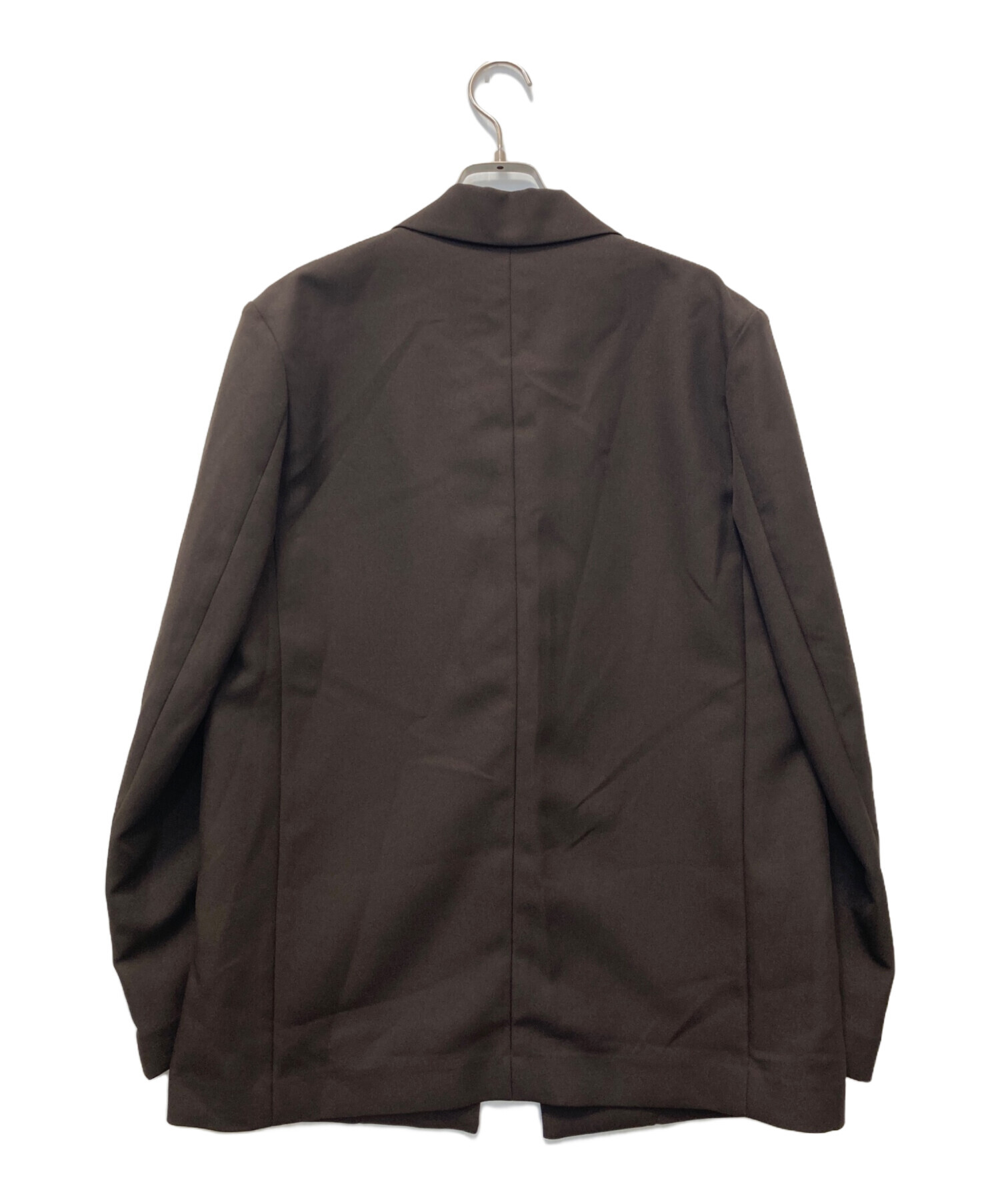 中古・古着通販】KAIKO (カイコー) ボタンレスジャケット ブラウン 
