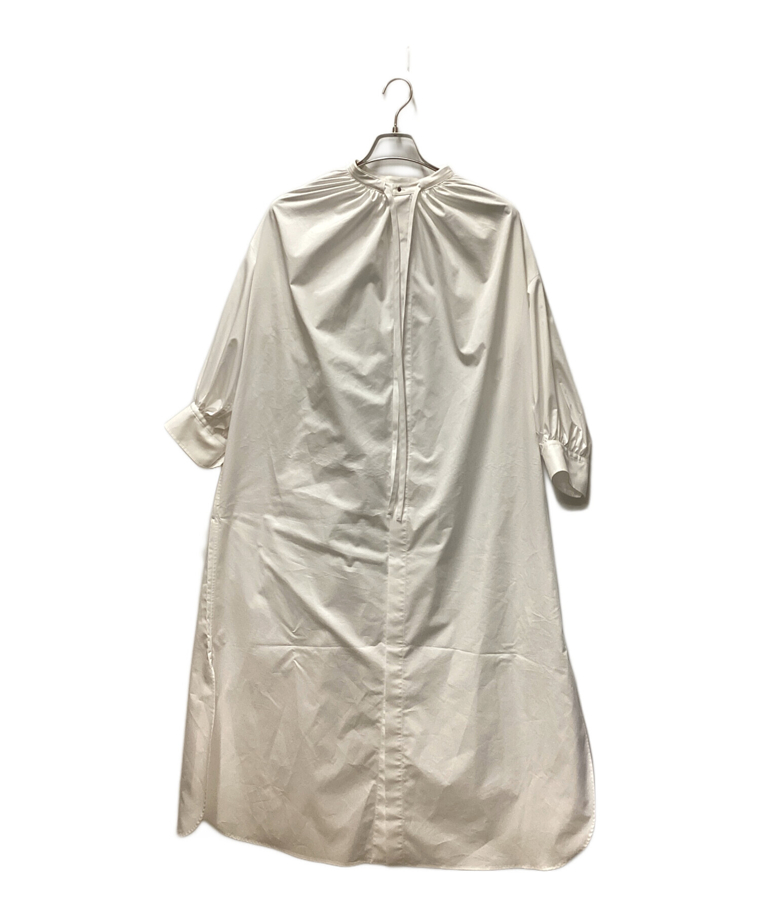 中古・古着通販】HYKE (ハイク) バルーンスリーブシャツドレス 