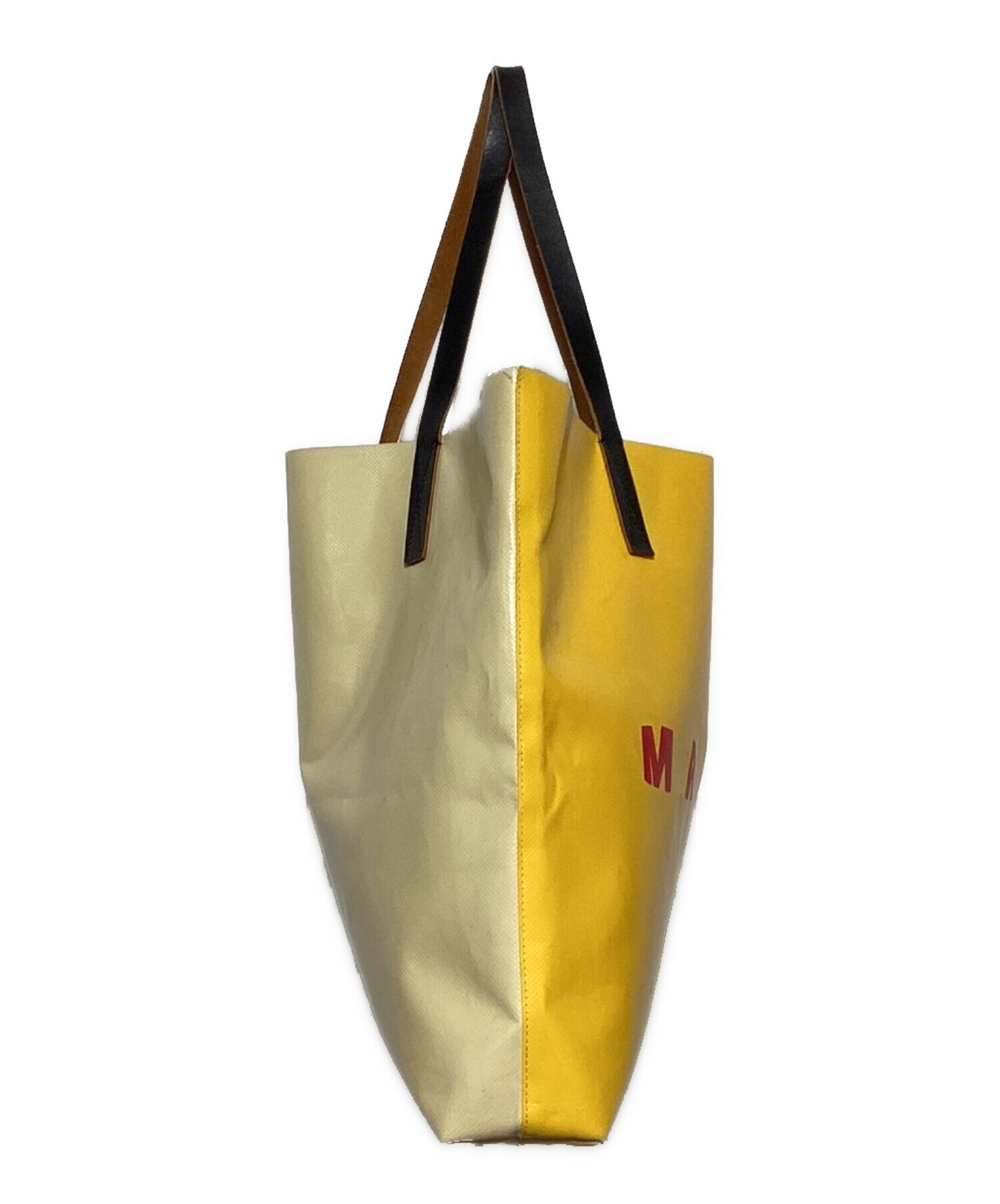 新品】MARNI マルニ コーティングPVC ショッピングバッグ トートバッグ  