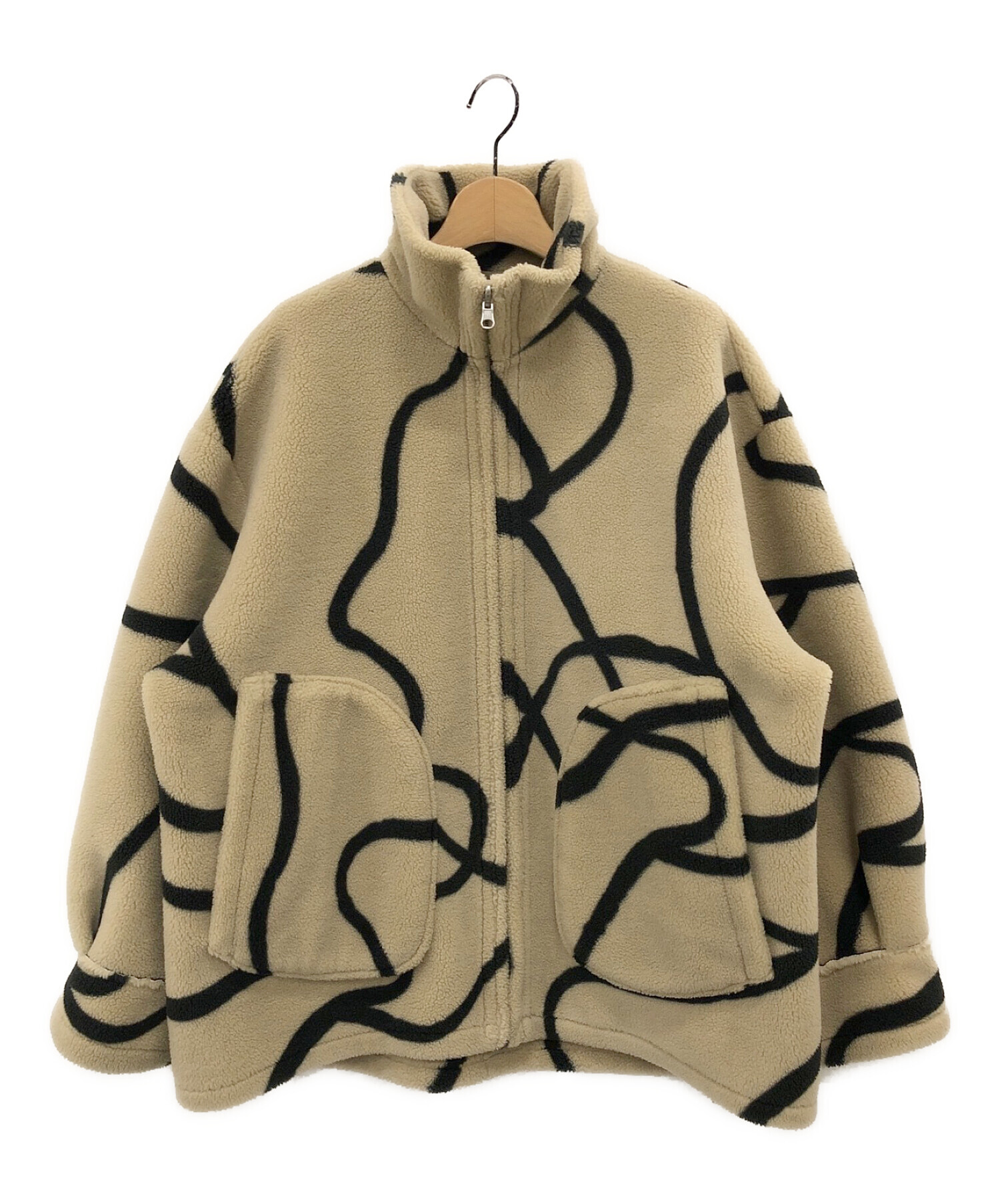 中古・古着通販】AMERI (アメリ) 2WAY REVERSIBLE BOA JACKET ブラウン 