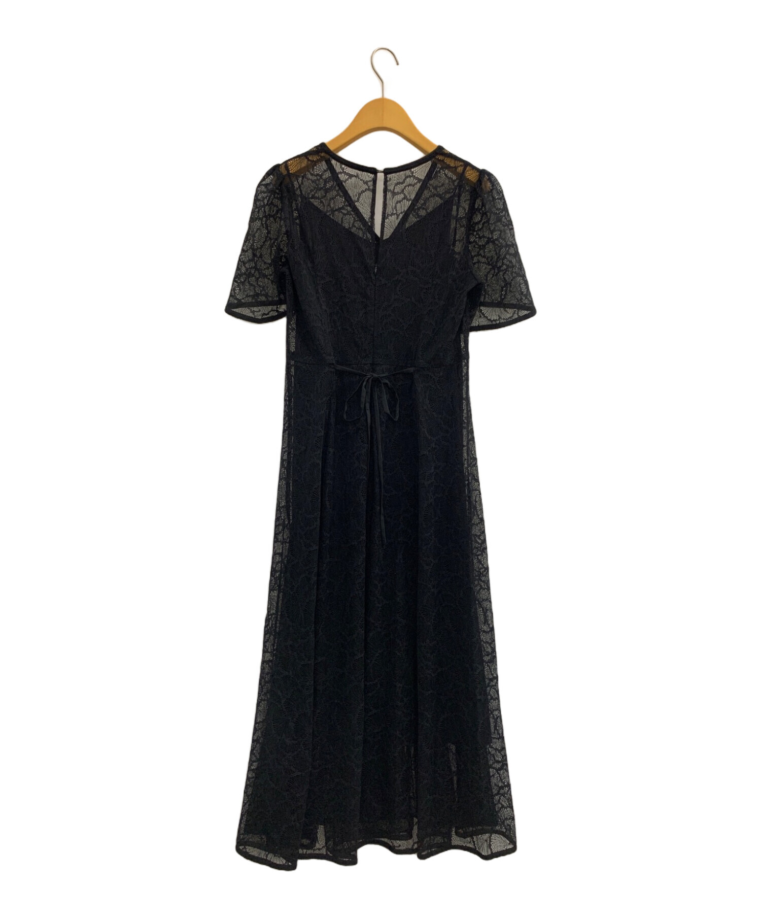 FRAY I.D ラッセルレースワンピース ドレス 結婚式 FRAY I.D（フレイアイディー）の「ラッセルレースワンピース