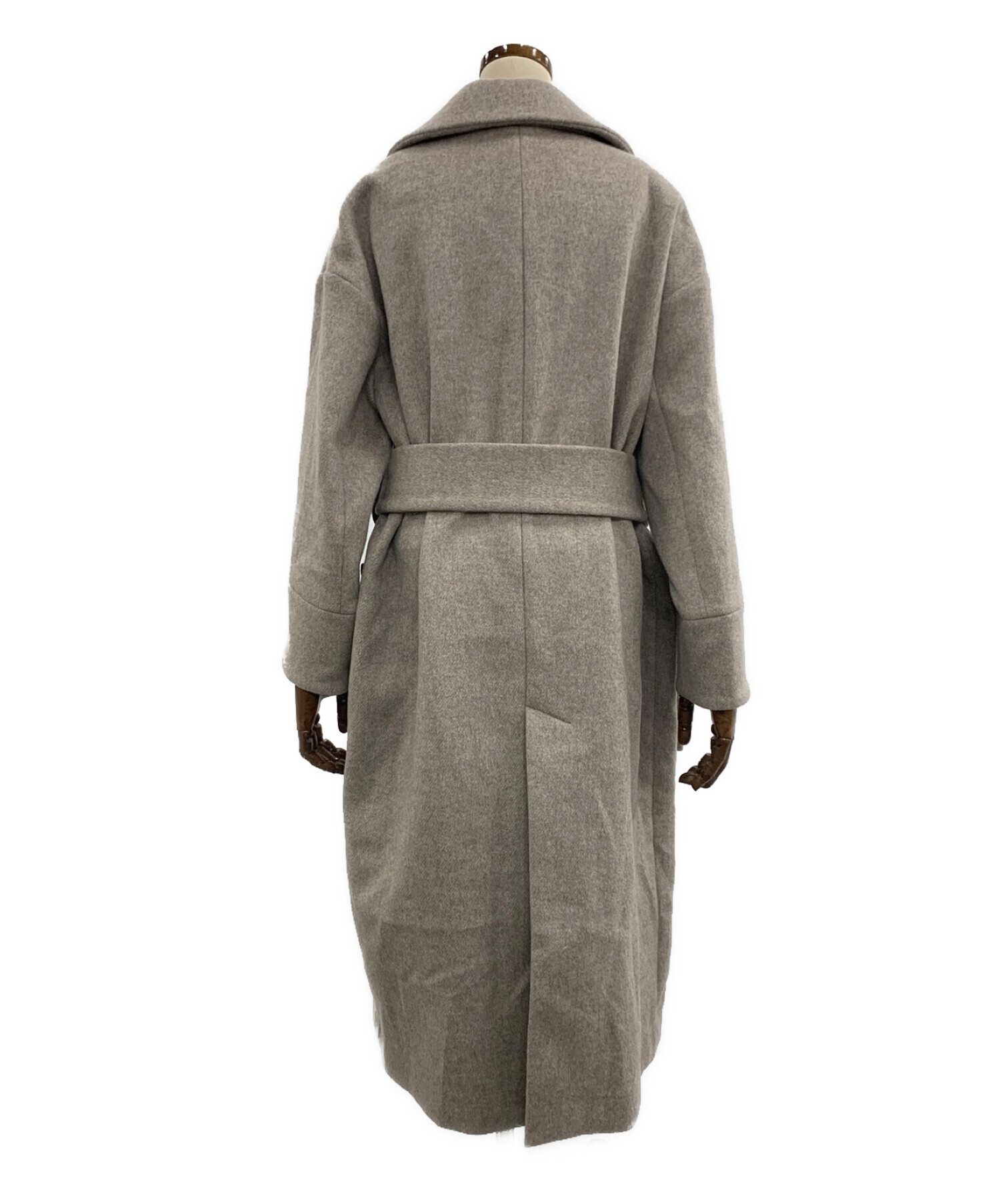 中古・古着通販】SEEALL (シーオール) Purse Belt Coat ベージュ 