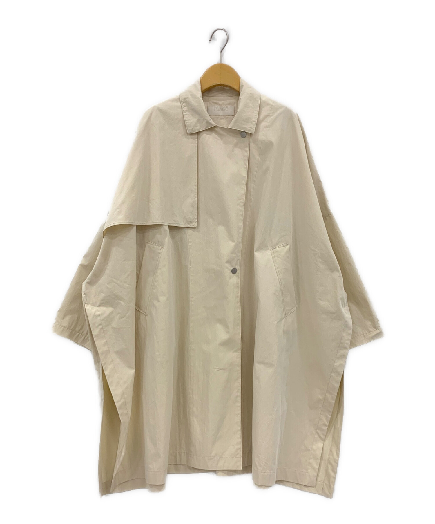 中古・古着通販】Plage (プラージュ) テントコート キナリ サイズ:36 