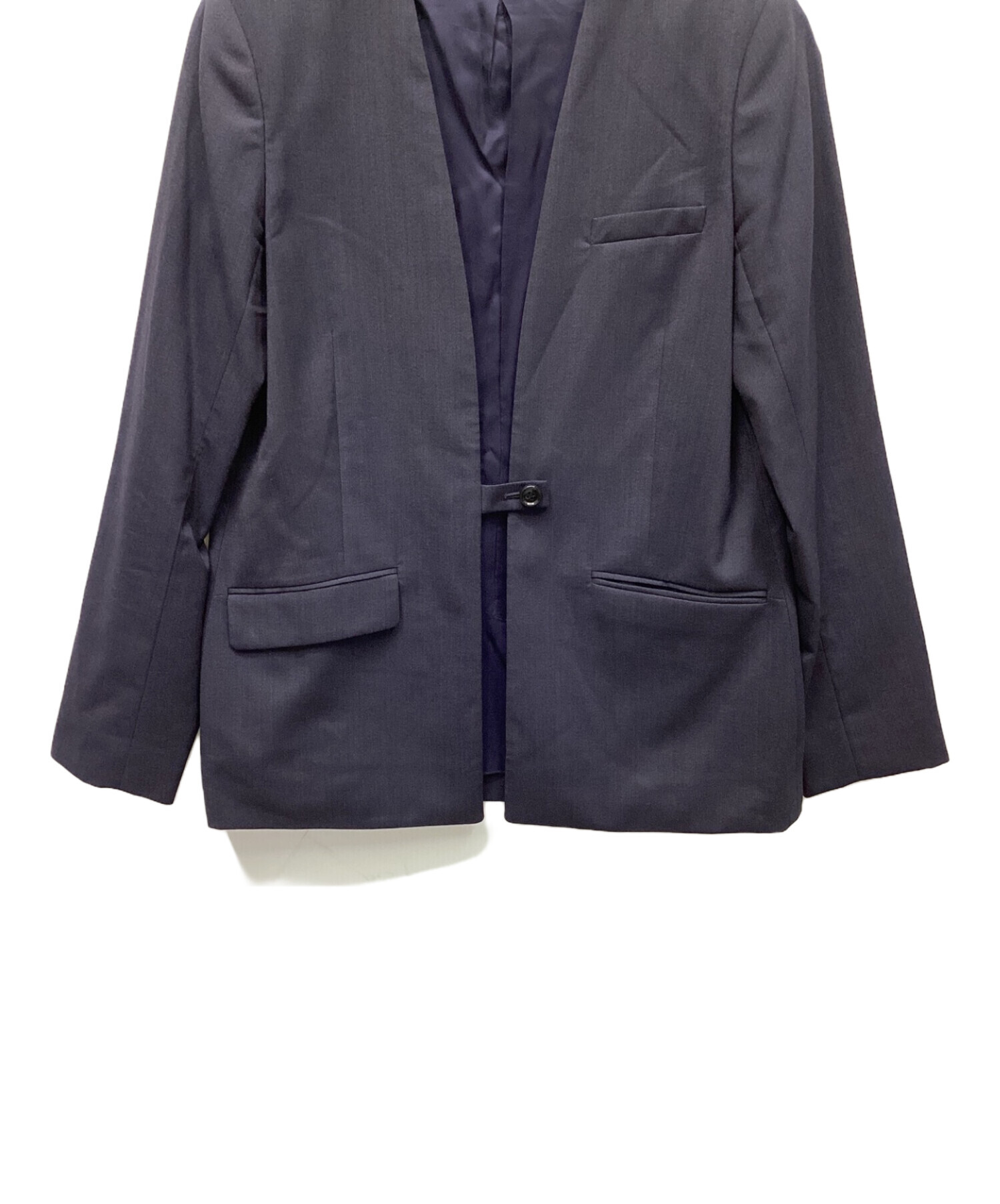 中古・古着通販】theory luxe (セオリーリュクス) ノーカラー  