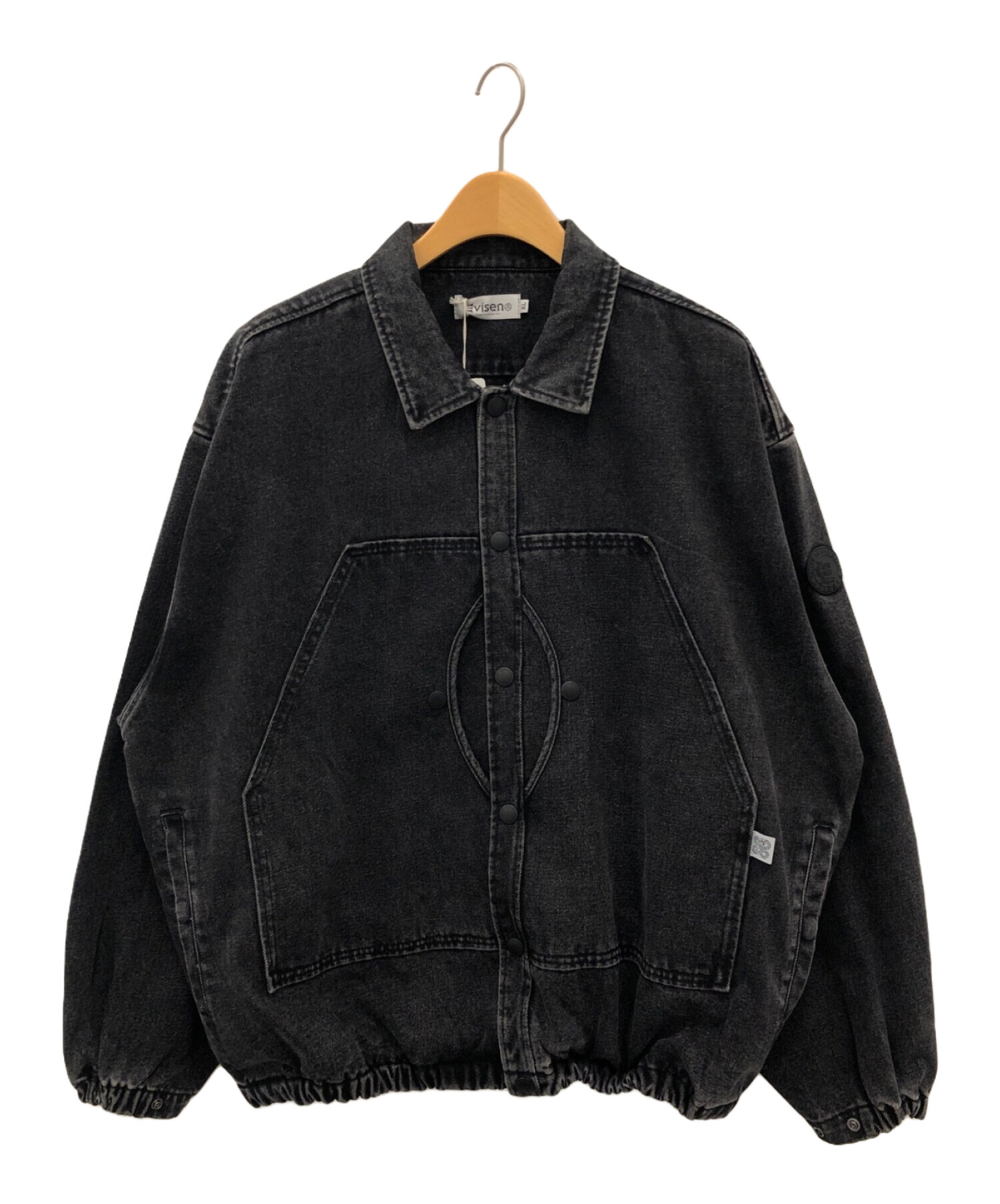 中古・古着通販】EVISEN (エビセン) DISCOVERY DENIM JACKET ブラック 