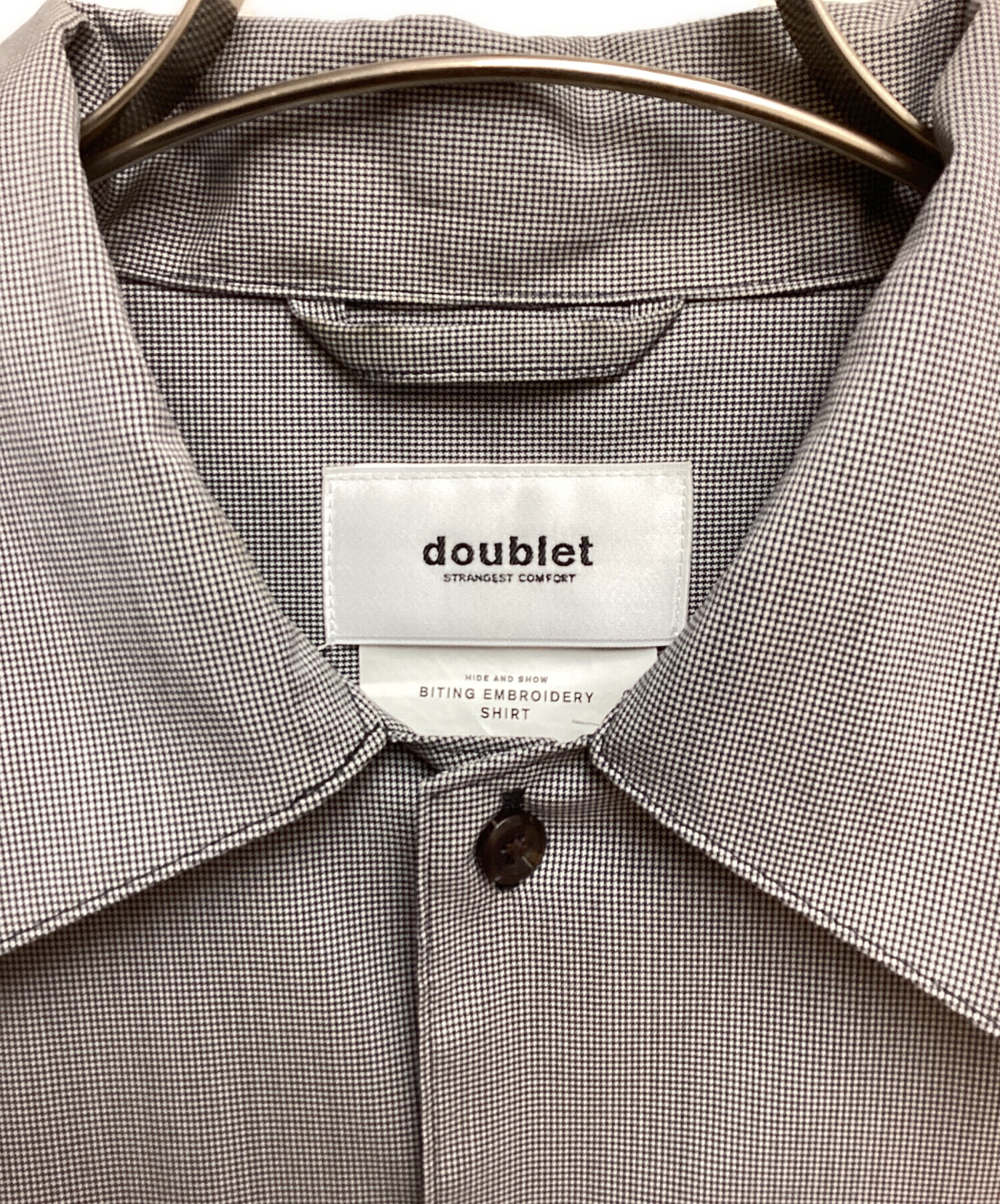 中古・古着通販】doublet (ダブレット) BITING EMBROIDERY SHIRT(バイ