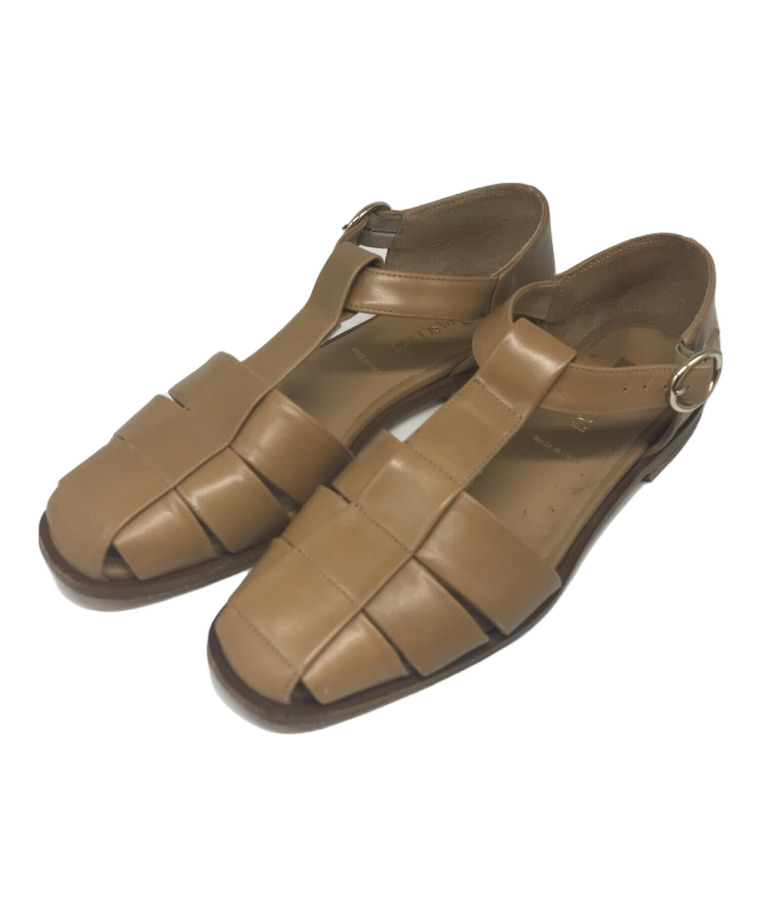 中古・古着通販】PASCUCCI (パスクッチ) グルカサンダル ベージュ 