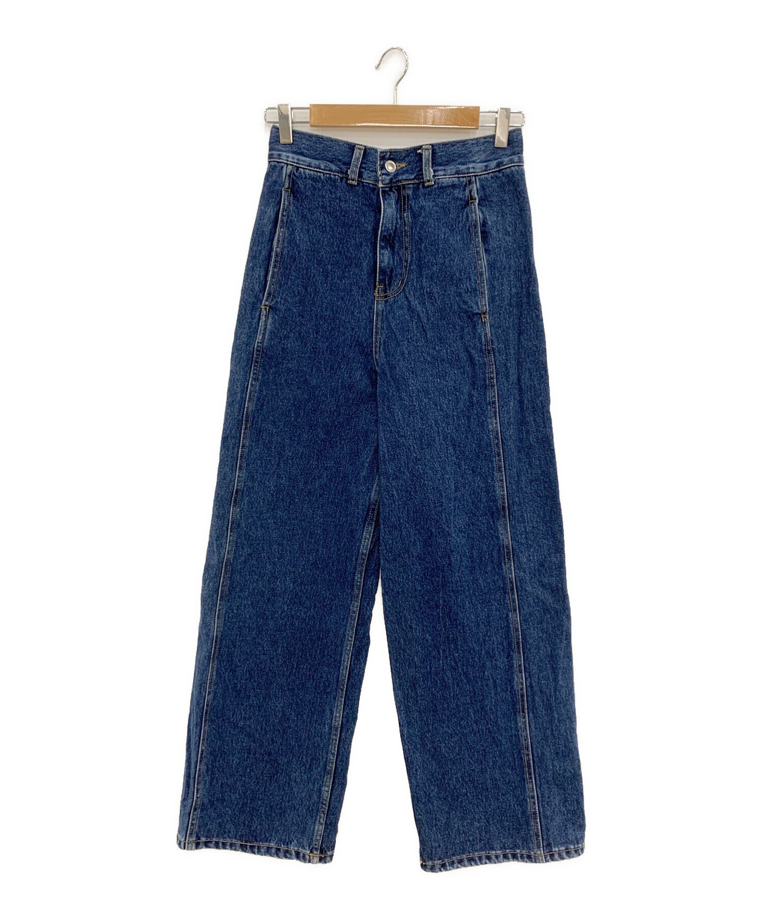 中古・古着通販】OHOTORO (オオトロ) Curve Wide Jeans サイズ:S 