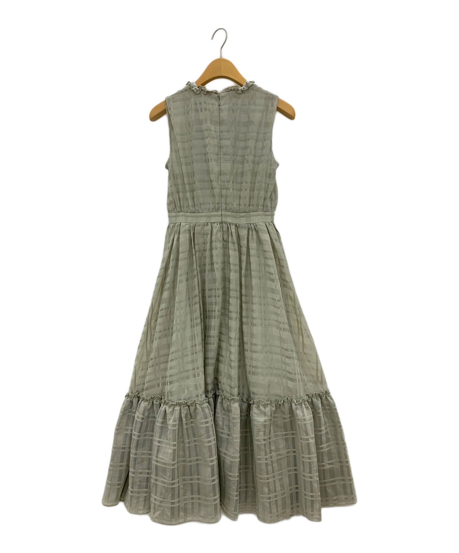 中古・古着通販】EmiriaWiz (エミリアウィズ) Sheer Check Gathered 