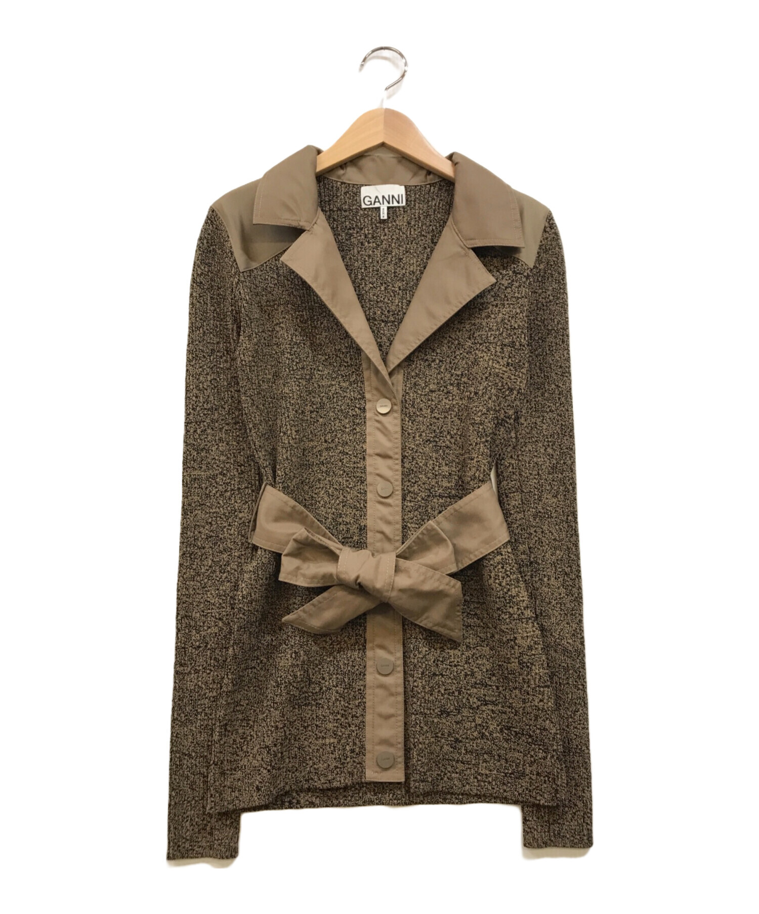 新品 GANNI ブラウン ジャケット