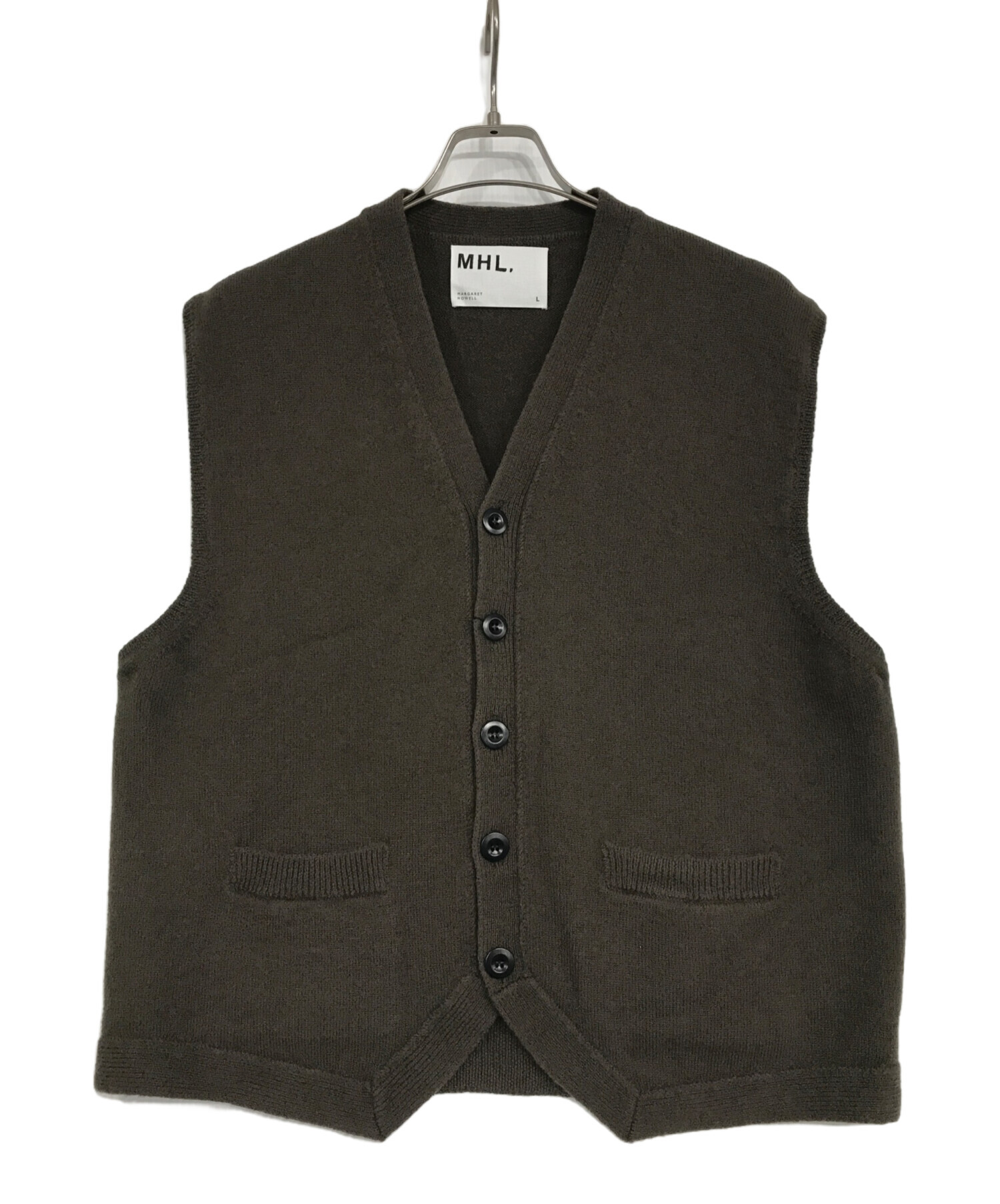 中古・古着通販】MHL (エムエイチエル) FELTED WOOL VEST/フェルテッド 