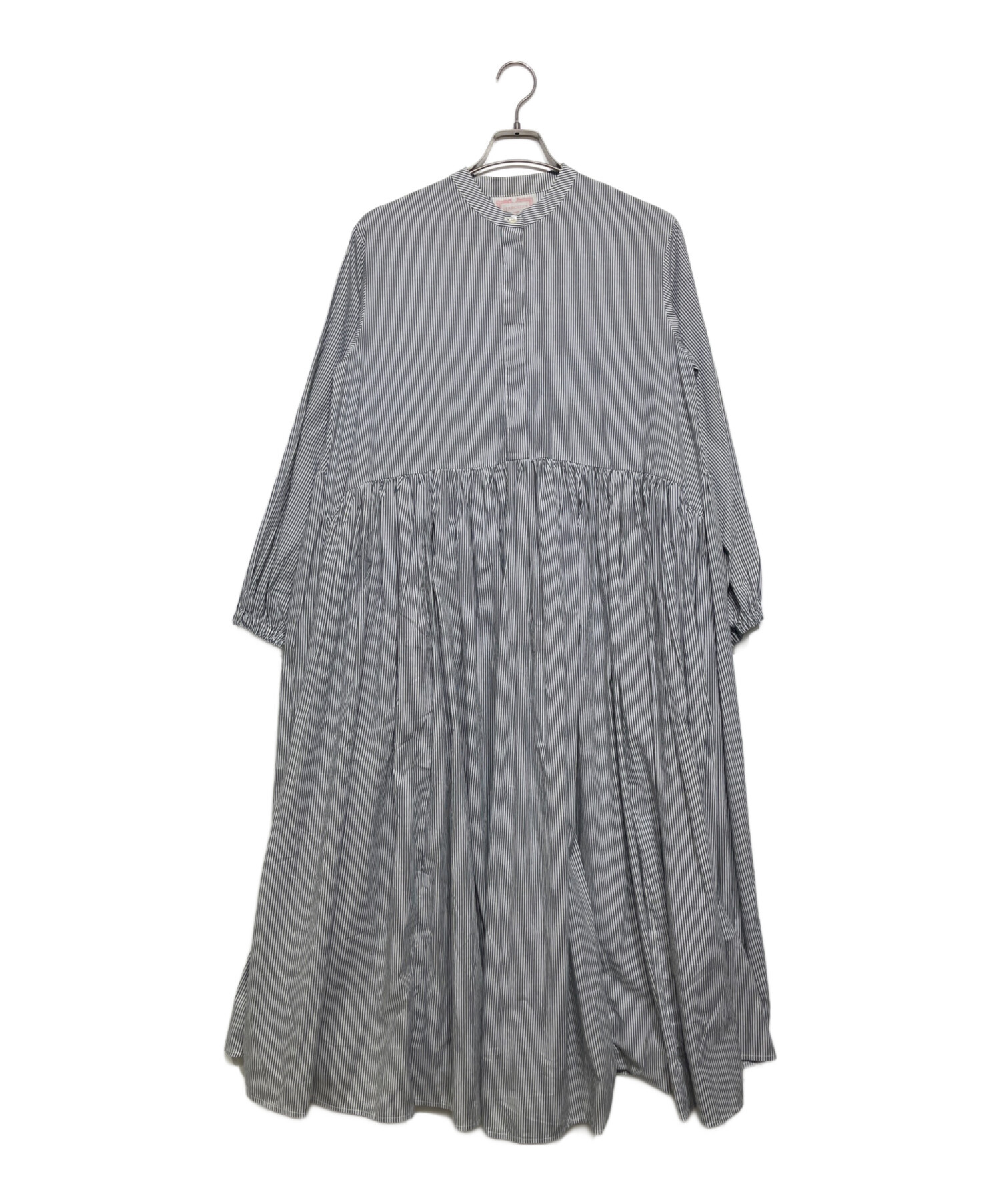 タグ付き＊ BEARDSLEY ギャザーワンピース ネイビー サイズ1