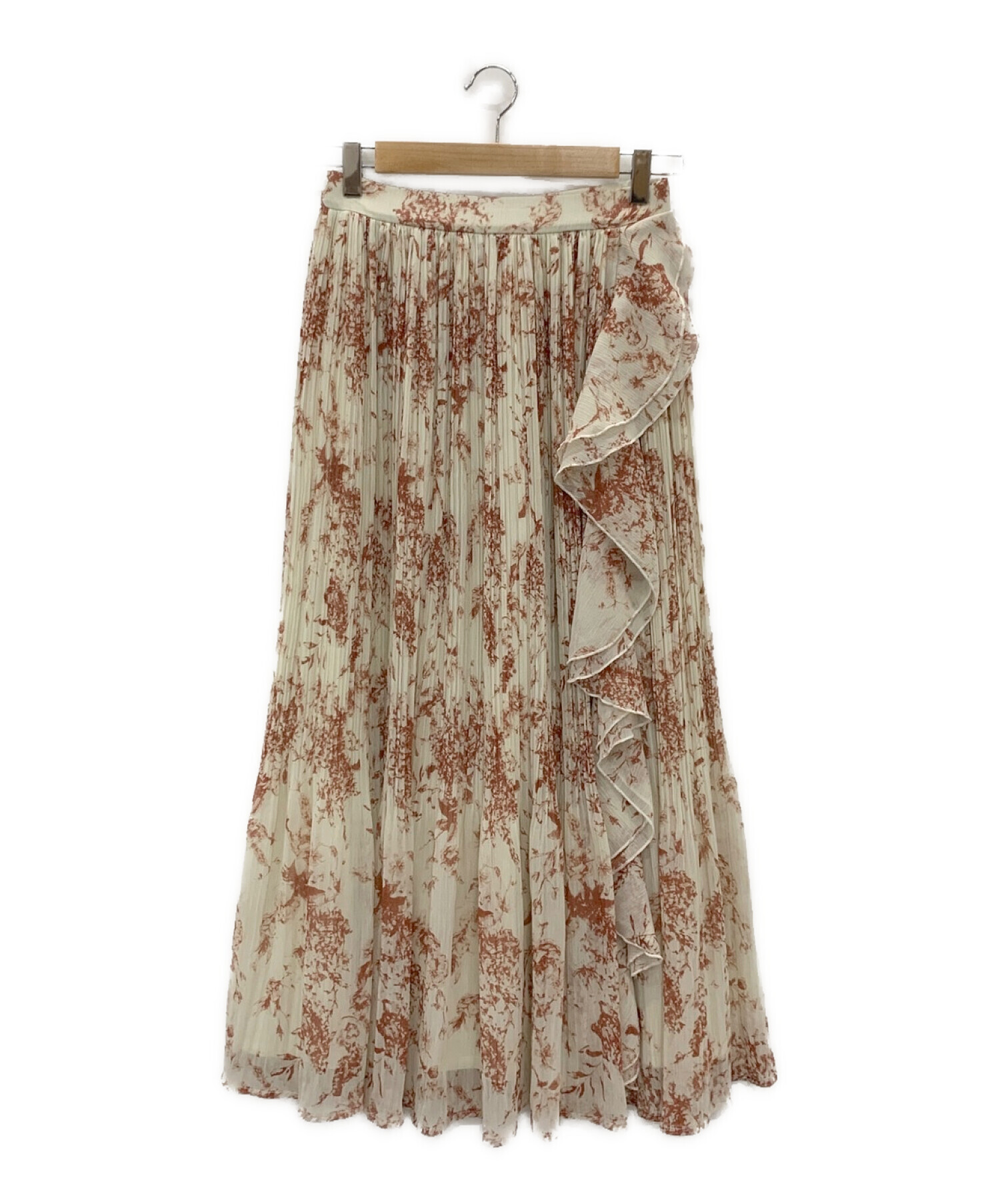 ☆Her lip to Pleated Chiffon Long Skirt☆