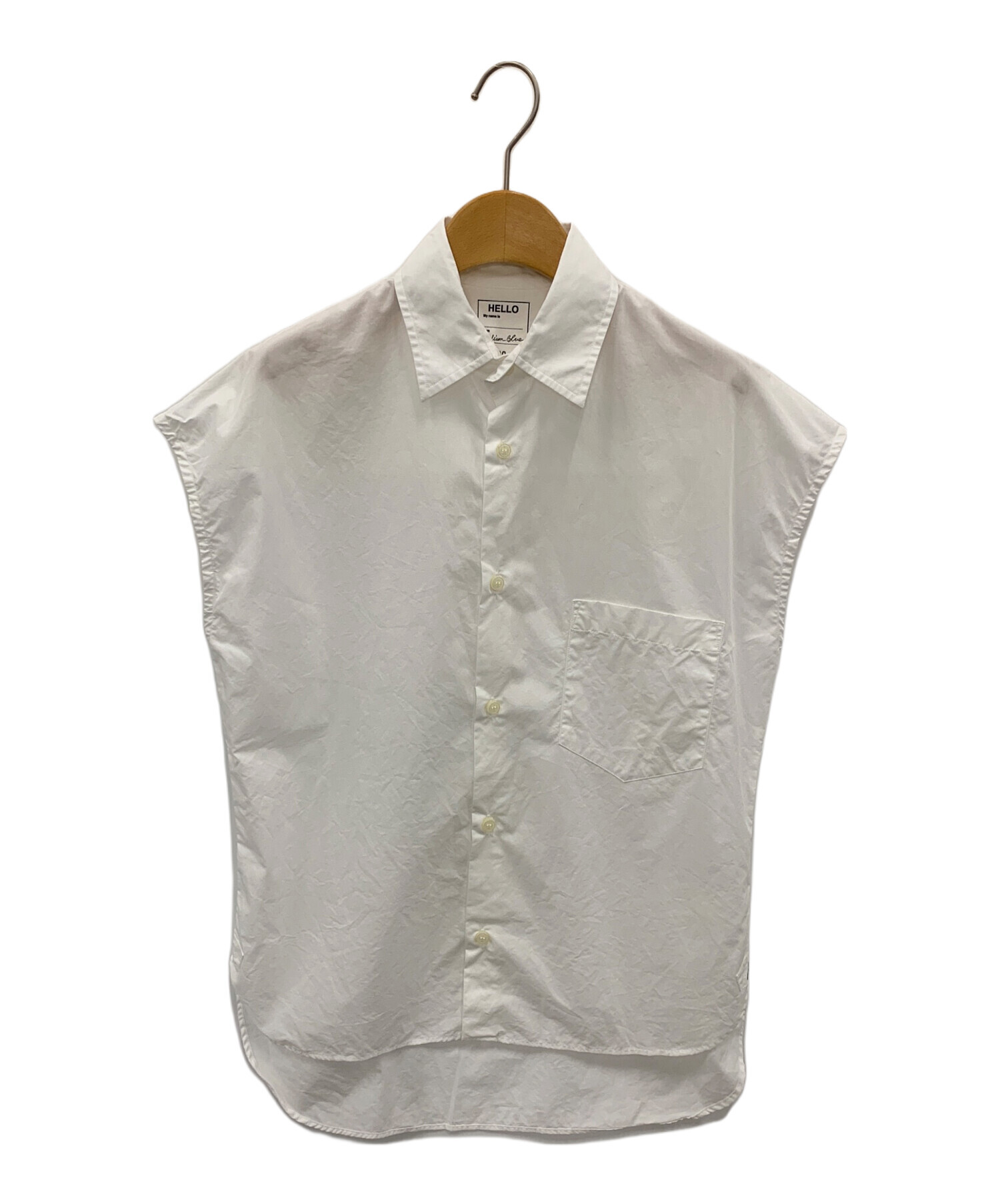 ほぼ未使用 MADISONBLUE スリーブレス J.BRADLEY SHIRT MADISONBLUE 