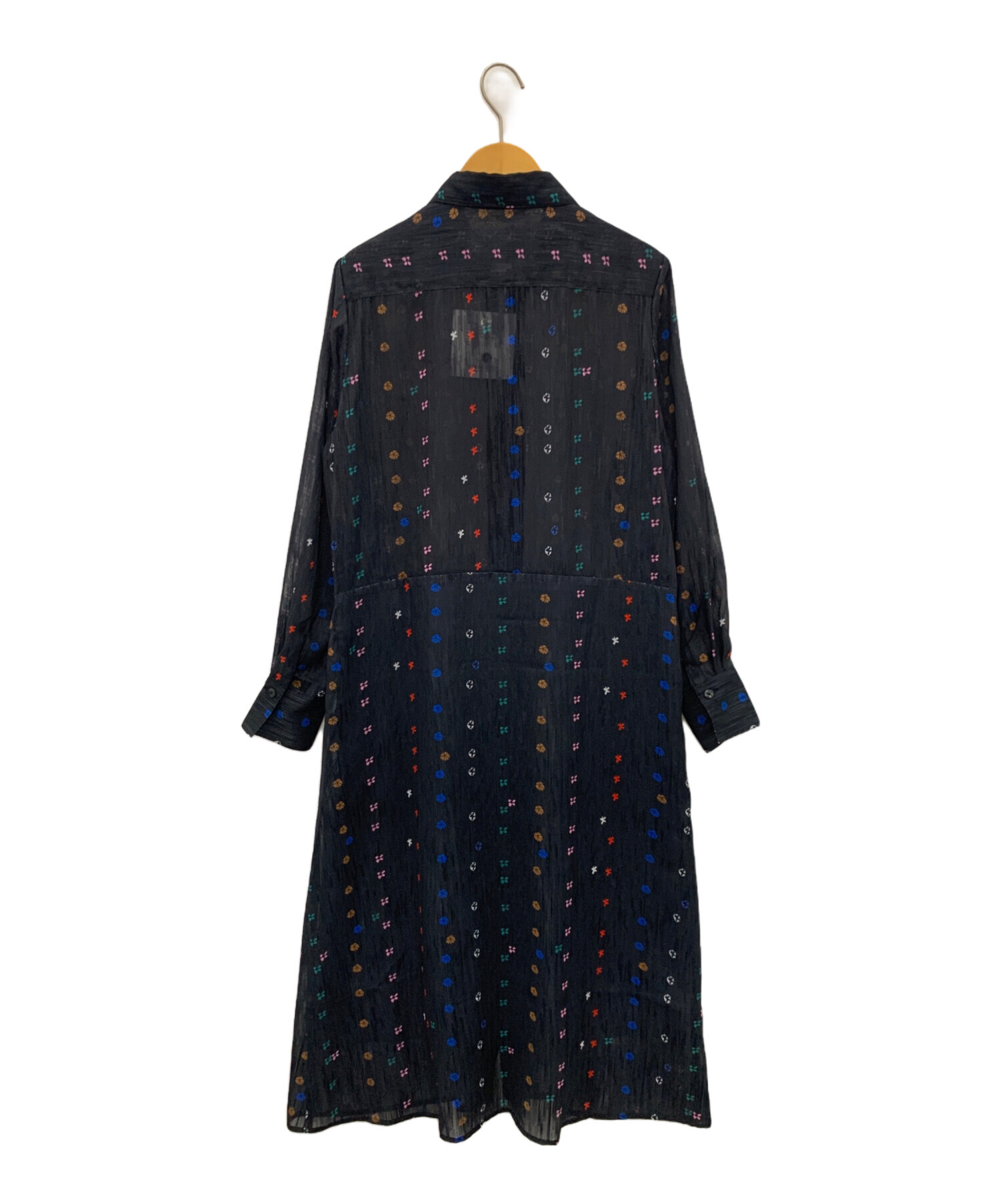 中古・古着通販】CACUMA (カクマ) フローラルストライプのシャツ 