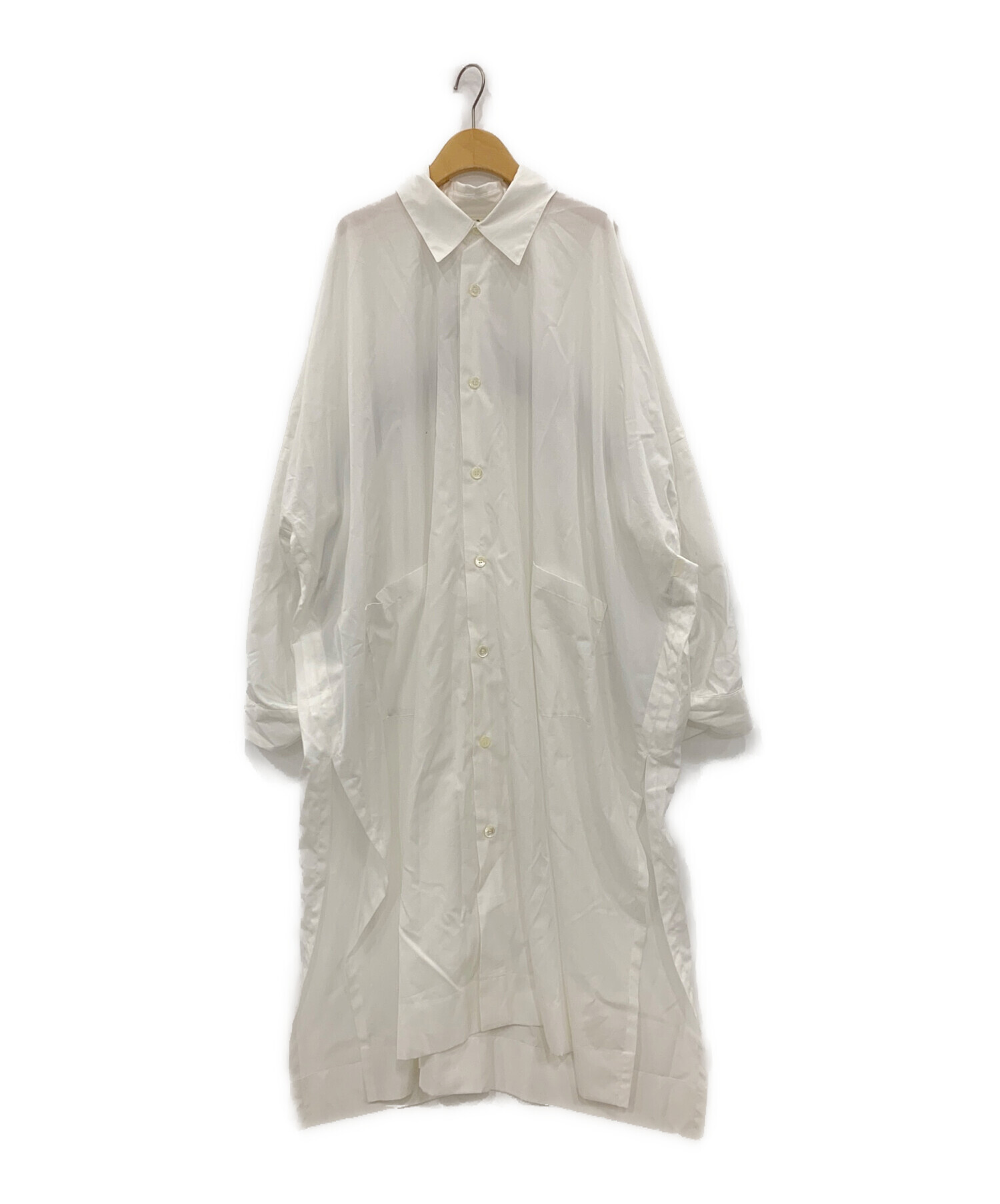 中古・古着通販】LIMI feu (リミフゥ) オーバーサイズシャツワンピース 