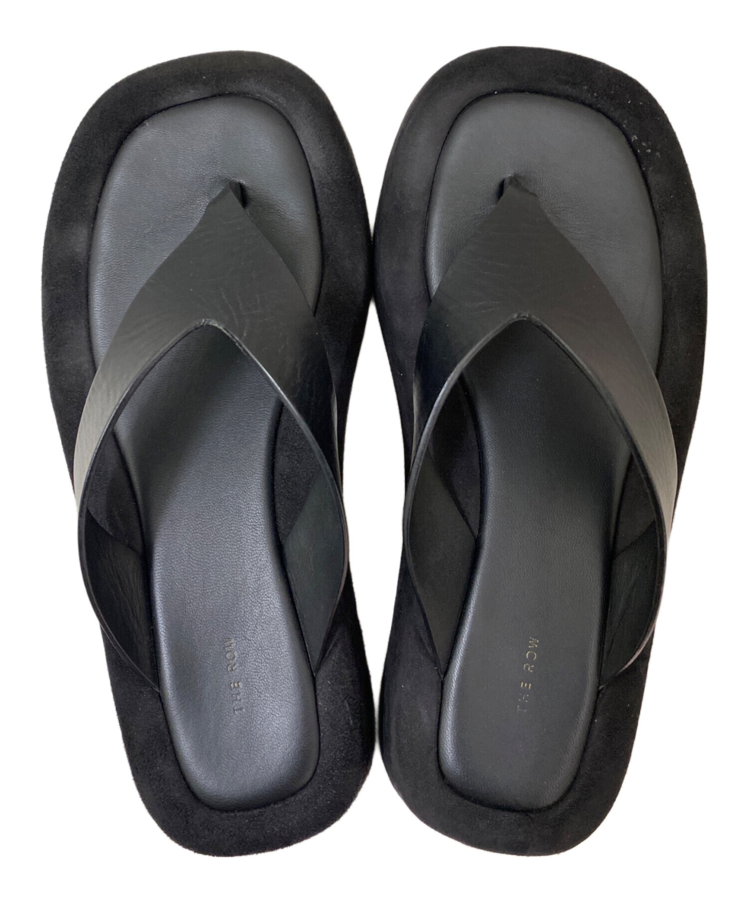 THE ROW GINZA サンダル 37 THE ROW GINZA SANDAL ブラック 37 The Row