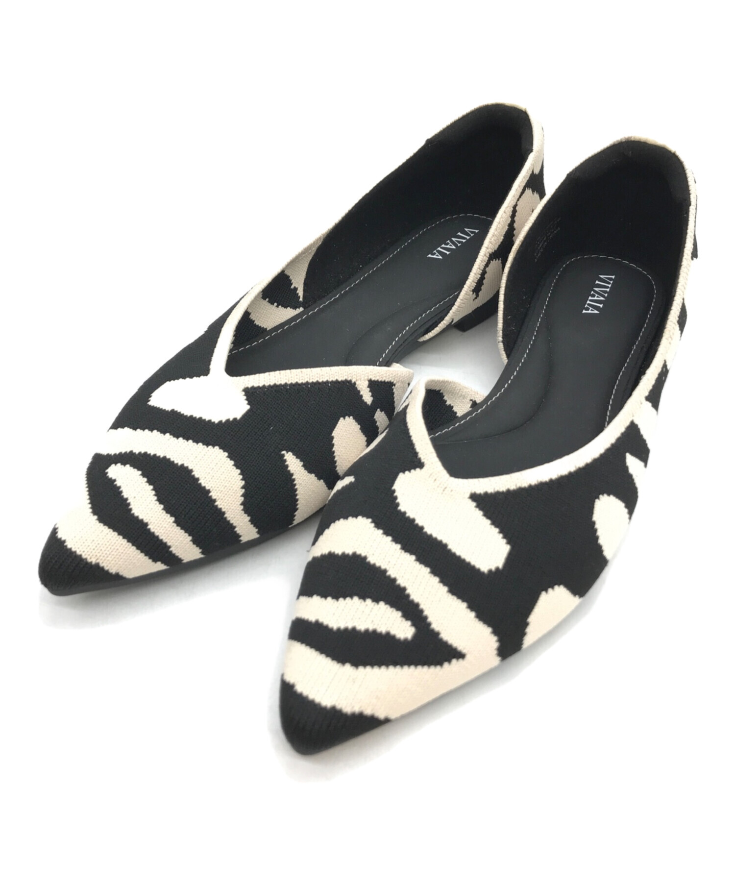 JIMMY CHOO パンプス 黒 ゼブラ柄