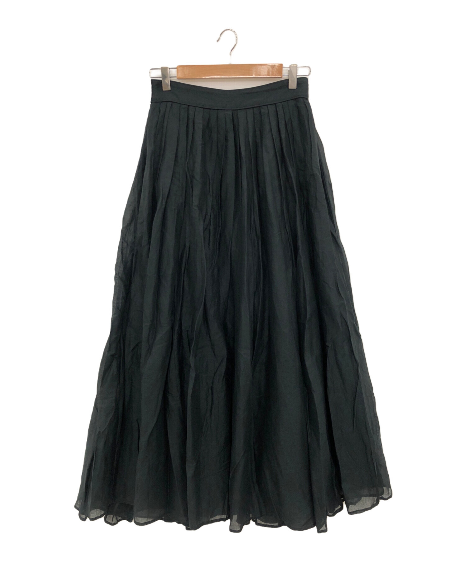 MARILYN MOON】TUCK TECHNIQUE SHEER SKIRT