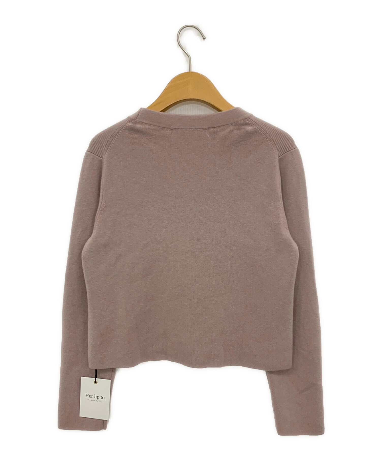 中古・古着通販】Her lip to (ハーリップトゥ) Lerici Cropped Knit  
