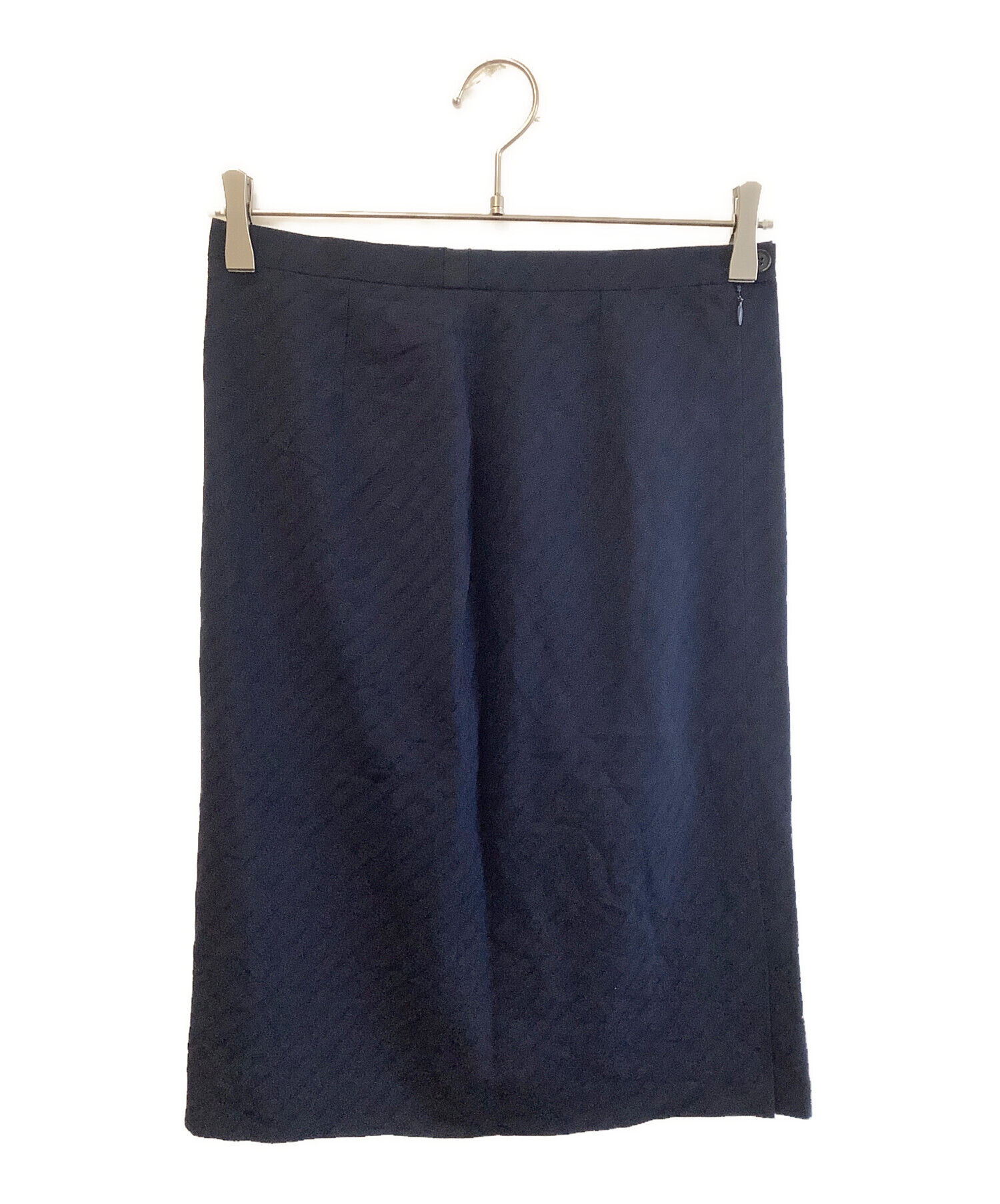 中古・古着通販】AKRIS (アクリス) セットアップスーツ ネイビー 
