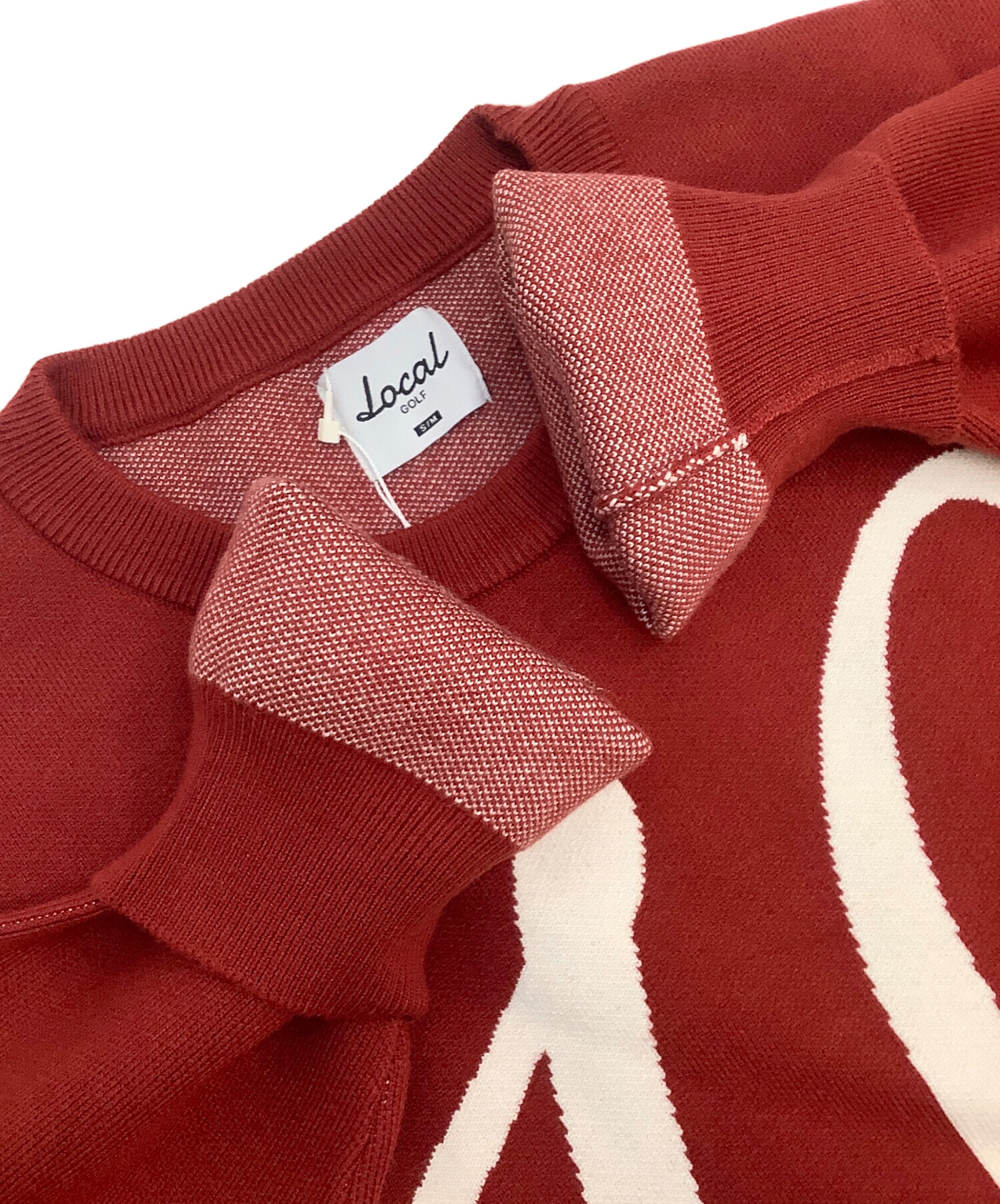 中古・古着通販】Local Golf (ローカルゴルフ) LG Jacquard L/S KNIT  