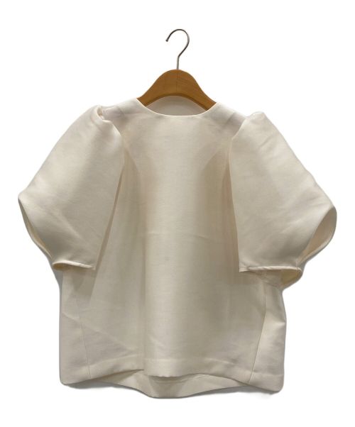 中古・古着通販】Heve (ヘイヴ) シアーバブリーブラウス バニラ サイズ 