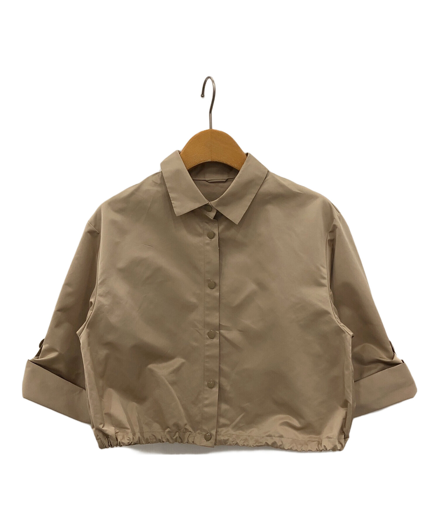 中古・古着通販】ANAYI (アナイ) エコナットツイルクロップドシャツ 