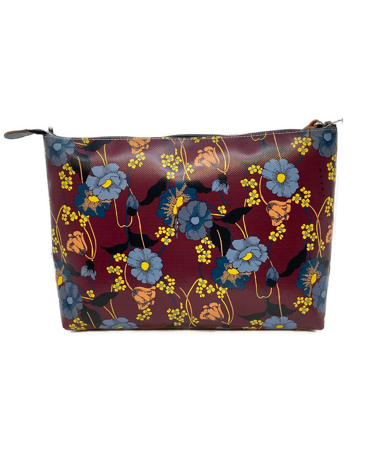 中古・古着通販】MARNI (マルニ) フラワープリントクラッチバッグ 
