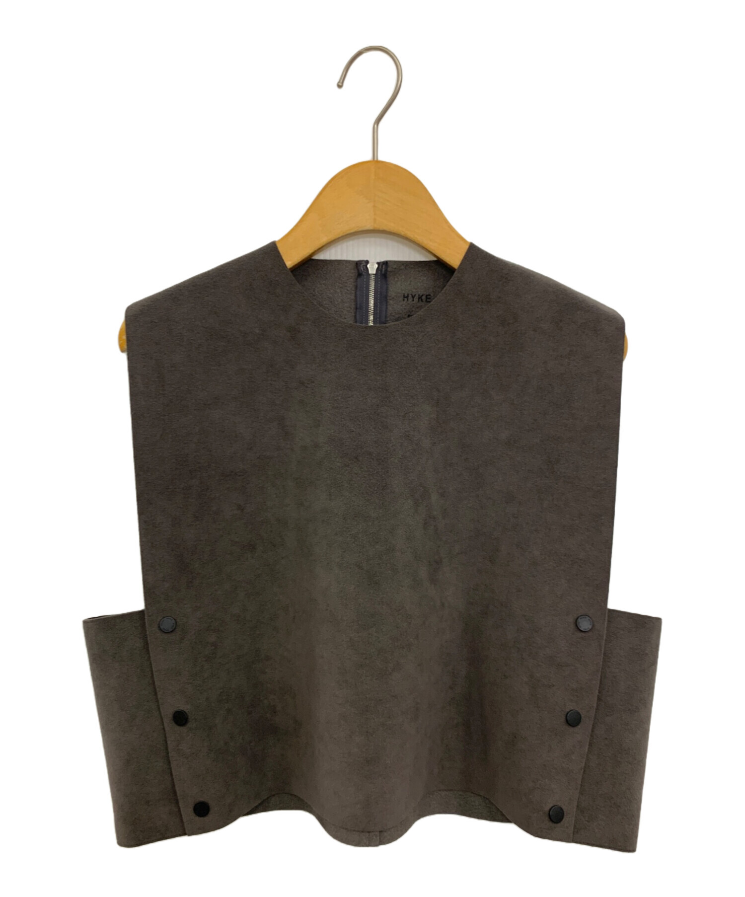 中古・古着通販】HYKE (ハイク) ULTRASUEDE ベスト グレー 