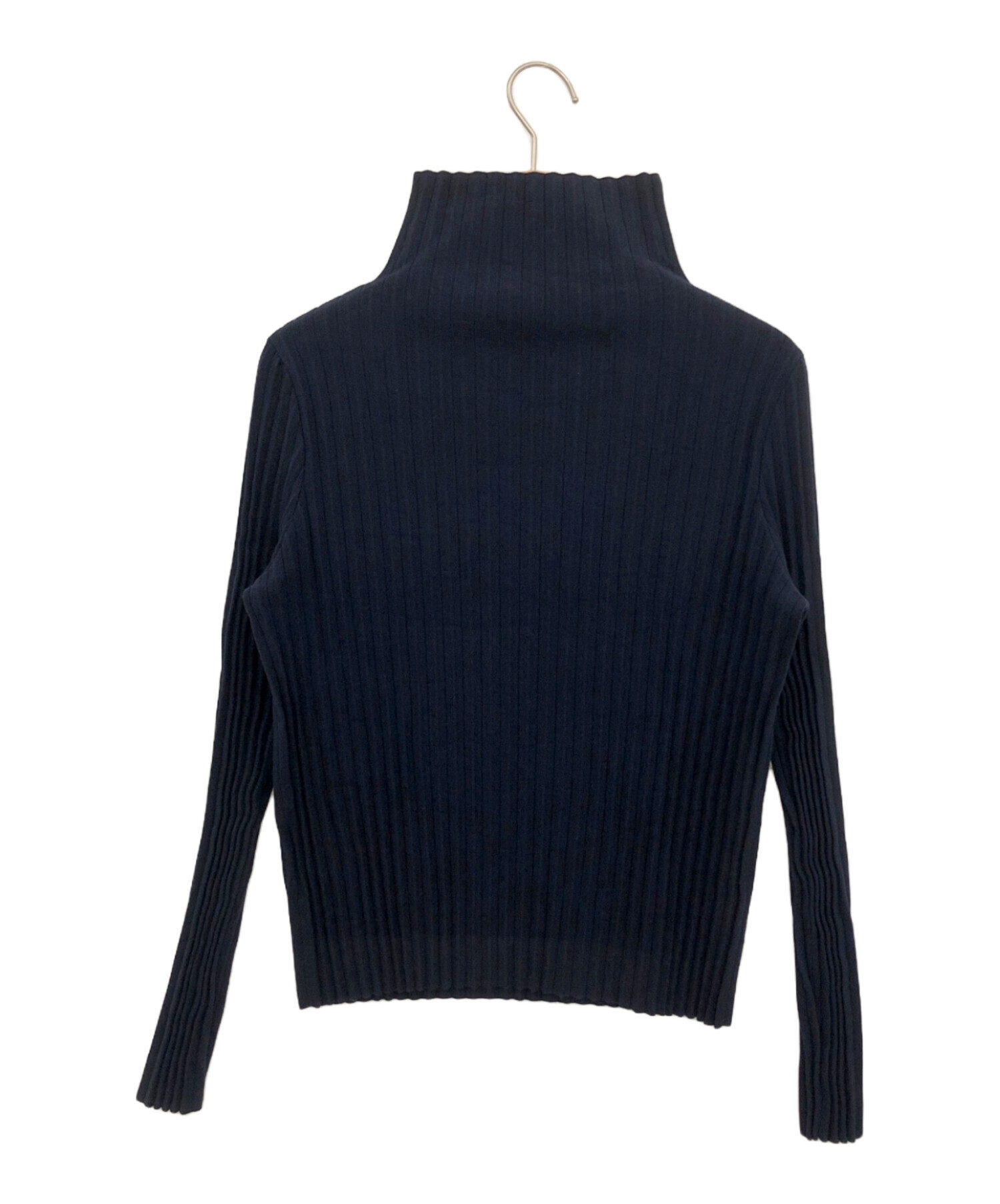 中古・古着通販】ADORE (アドーア) ハイネックニット ネイビー サイズ 