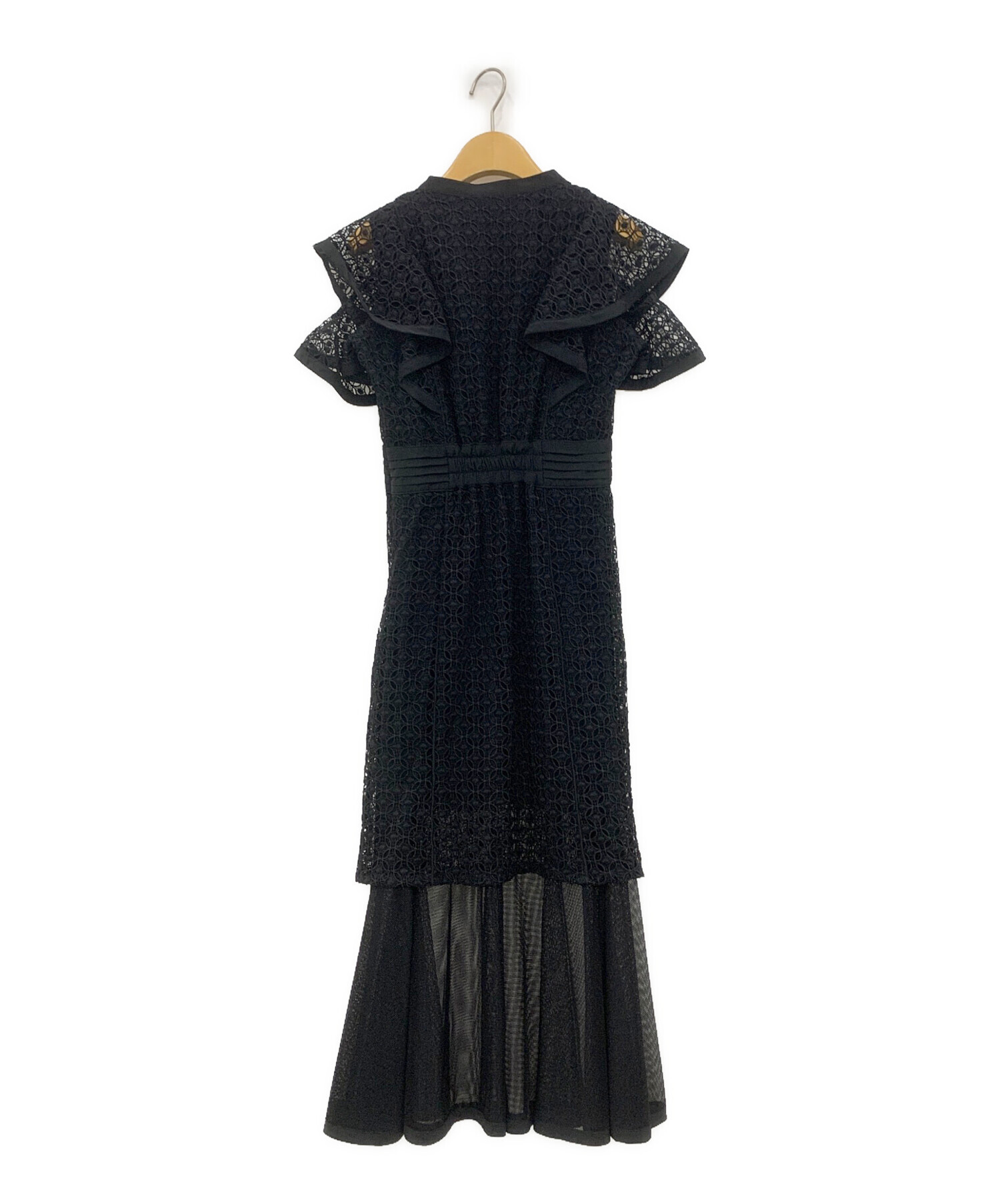 Riu Chemical lace piping dress ワンピース 