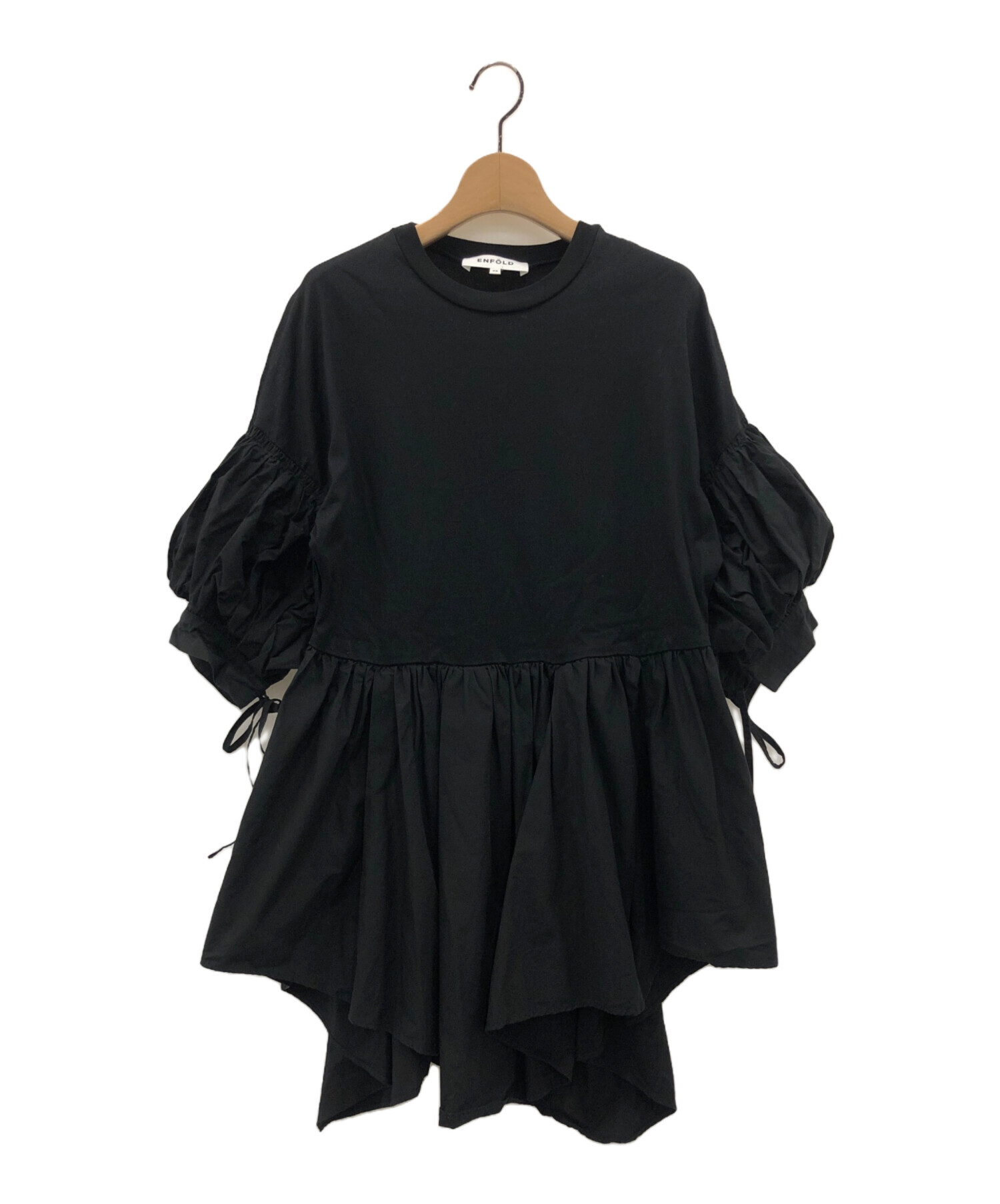 ENFOLD エンフォルド フリル ネック パーツ 付 プルオーバー ブラウス ENFOLD エンフォルド フリル ネック パーツ 付 プルオーバー