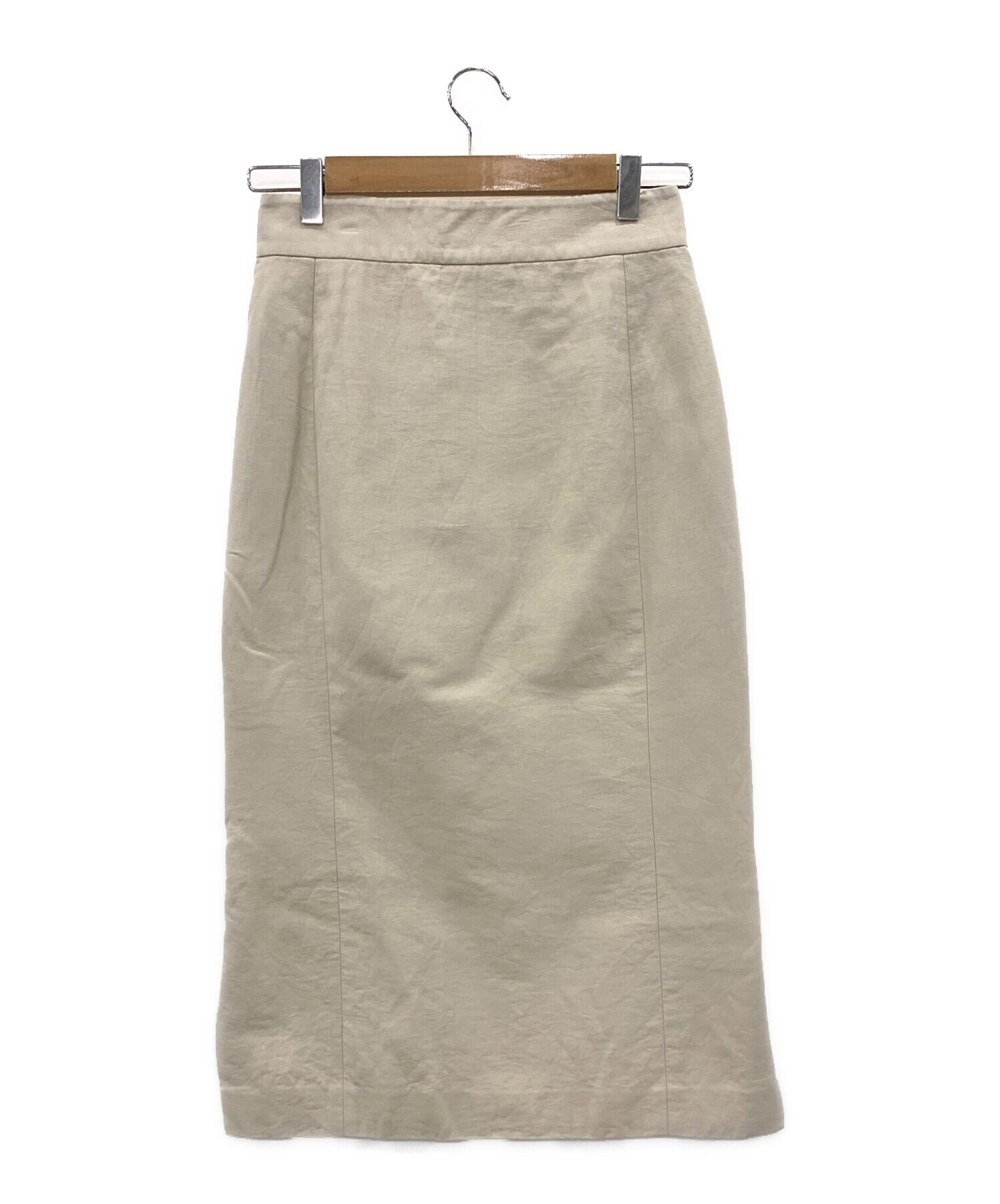 中古・古着通販】AKRIS (アクリス) タイトスカート ベージュ サイズ 