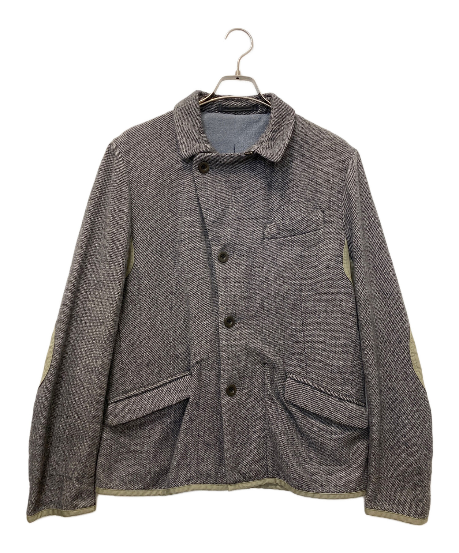 中古・古着通販】KOLOR (カラー) エルボーパッチツイードジャケット 