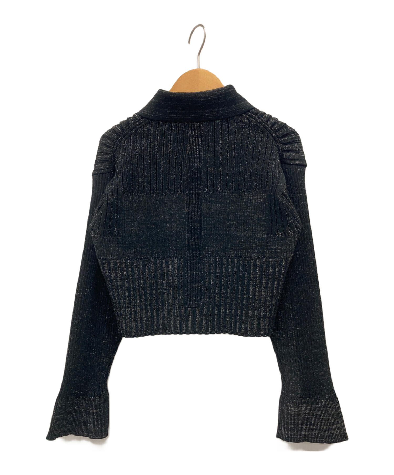 中古・古着通販】CFCL (シーエフシーエル) FLUTED GLITTER CROPPED 