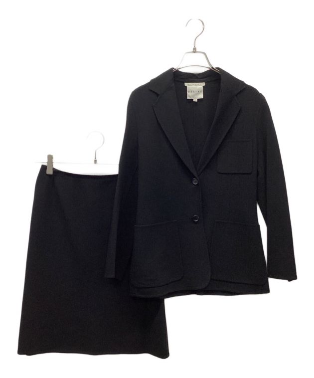 お値下げ‼️【美品】CELINE セリーヌ セットアップツイードスカートスーツ DOORS ファッション 【美品】CELINE セリーヌ セットアップツイード