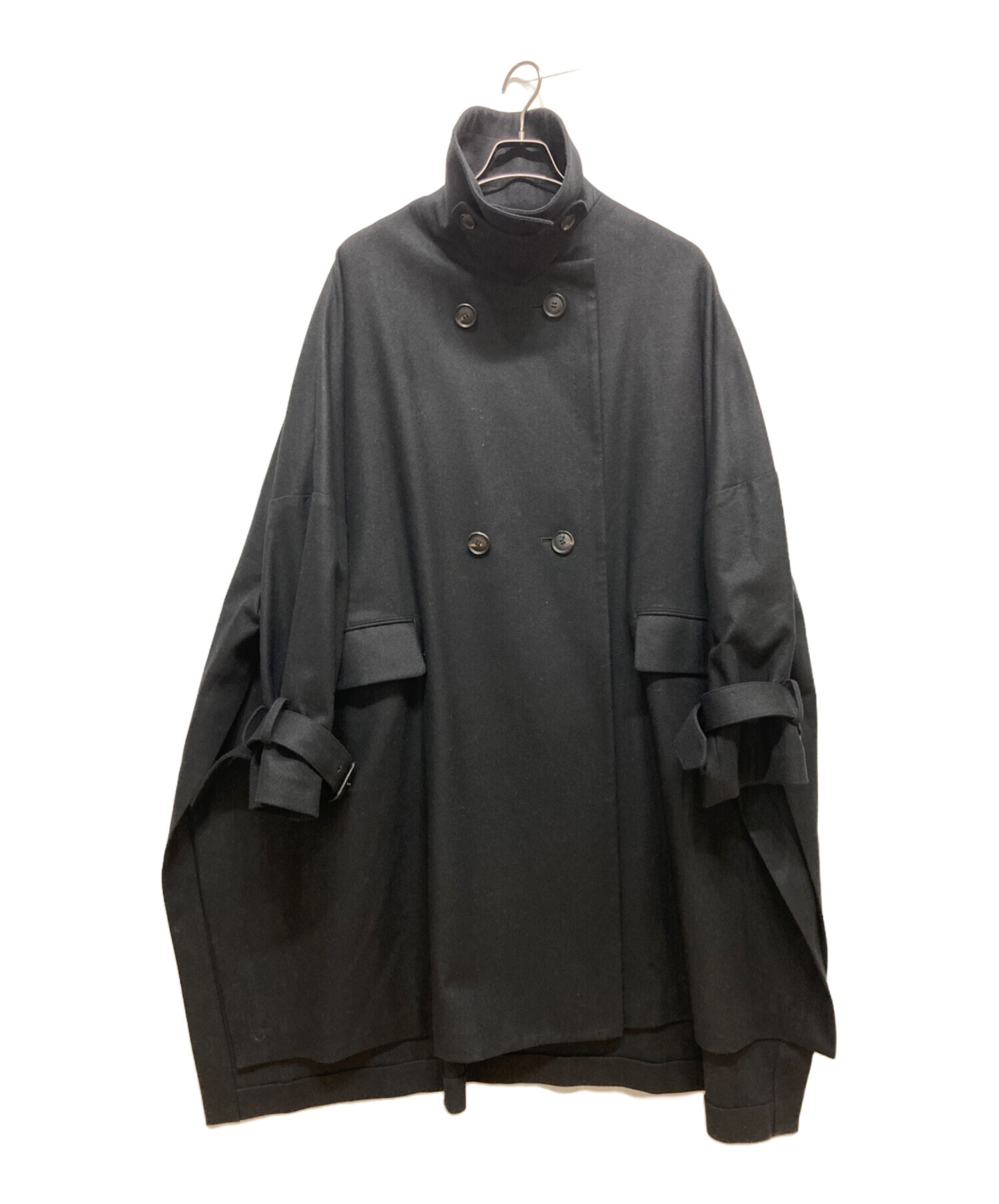 レギュレーションヨウジヤマモト/黒 ポンチョ ジャケット レギュレーションヨウジヤマモト/黒 ポンチョ ジャケット 【公式通販】