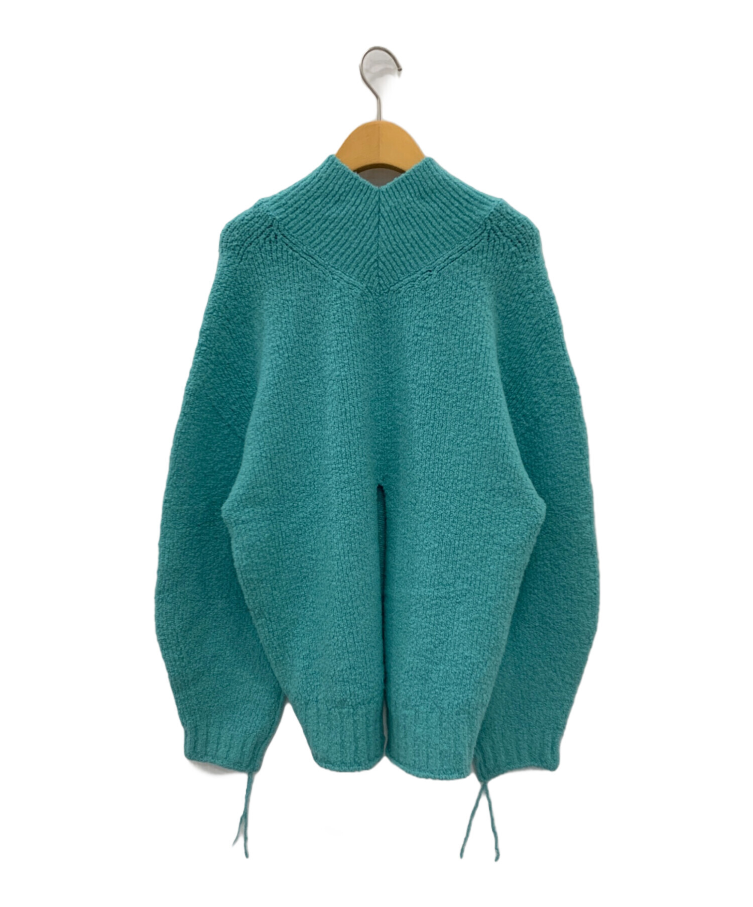 IRENE新品⭐️Intelock Knir Topsデザインウール100%ニット｜トップス