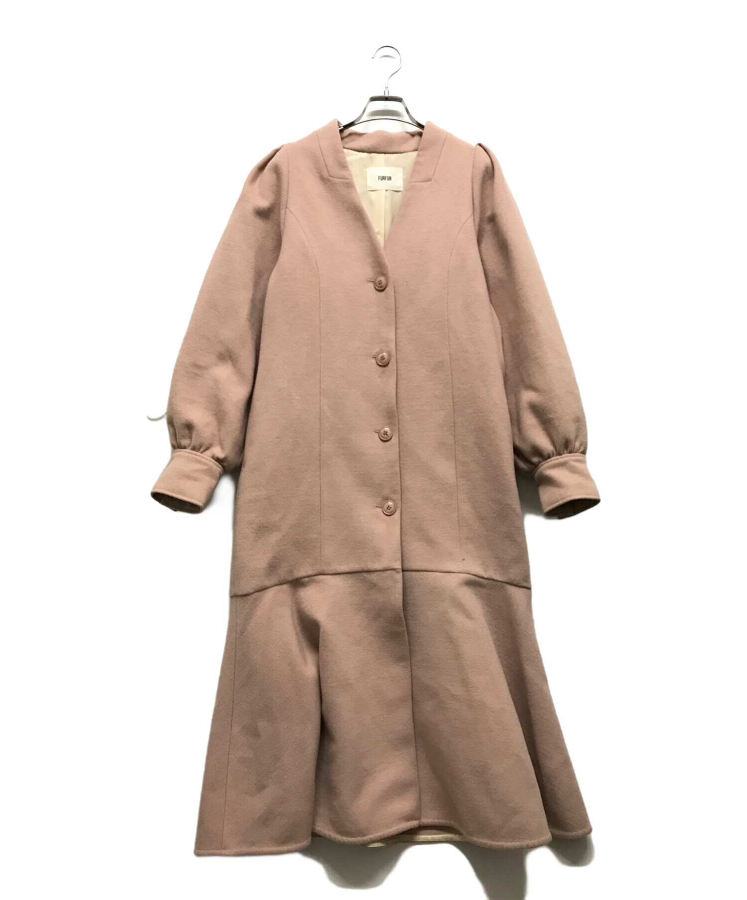 中古・古着通販】FURFUR (ファーファー) ノーカラータックスリーブ 