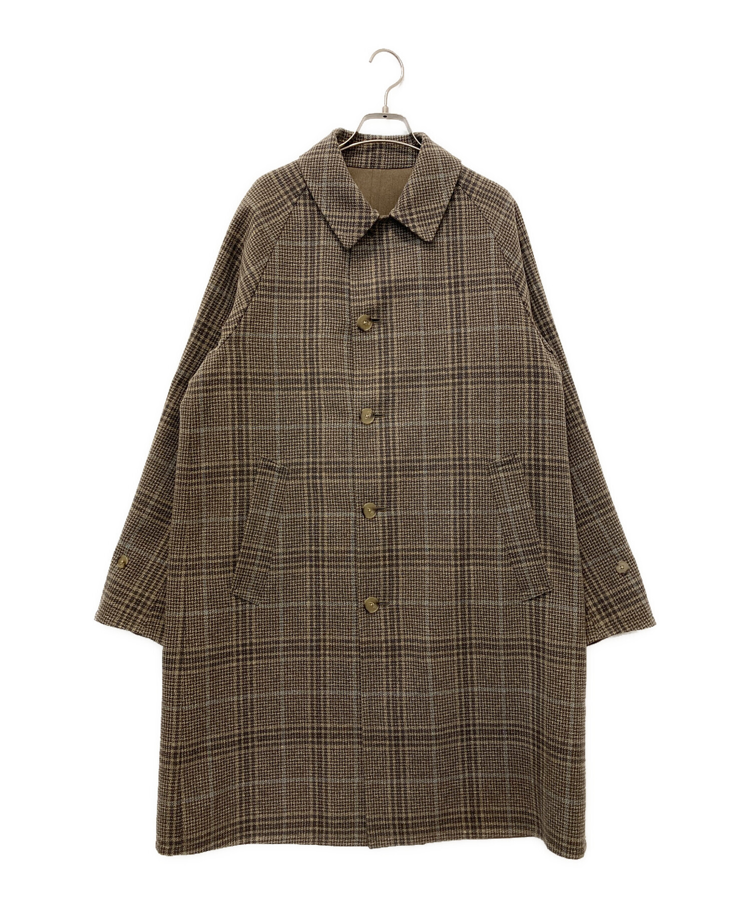 未使用】BEAUTY&YOUTH ヘビー サージ バルカラー コート ネイビー 中古