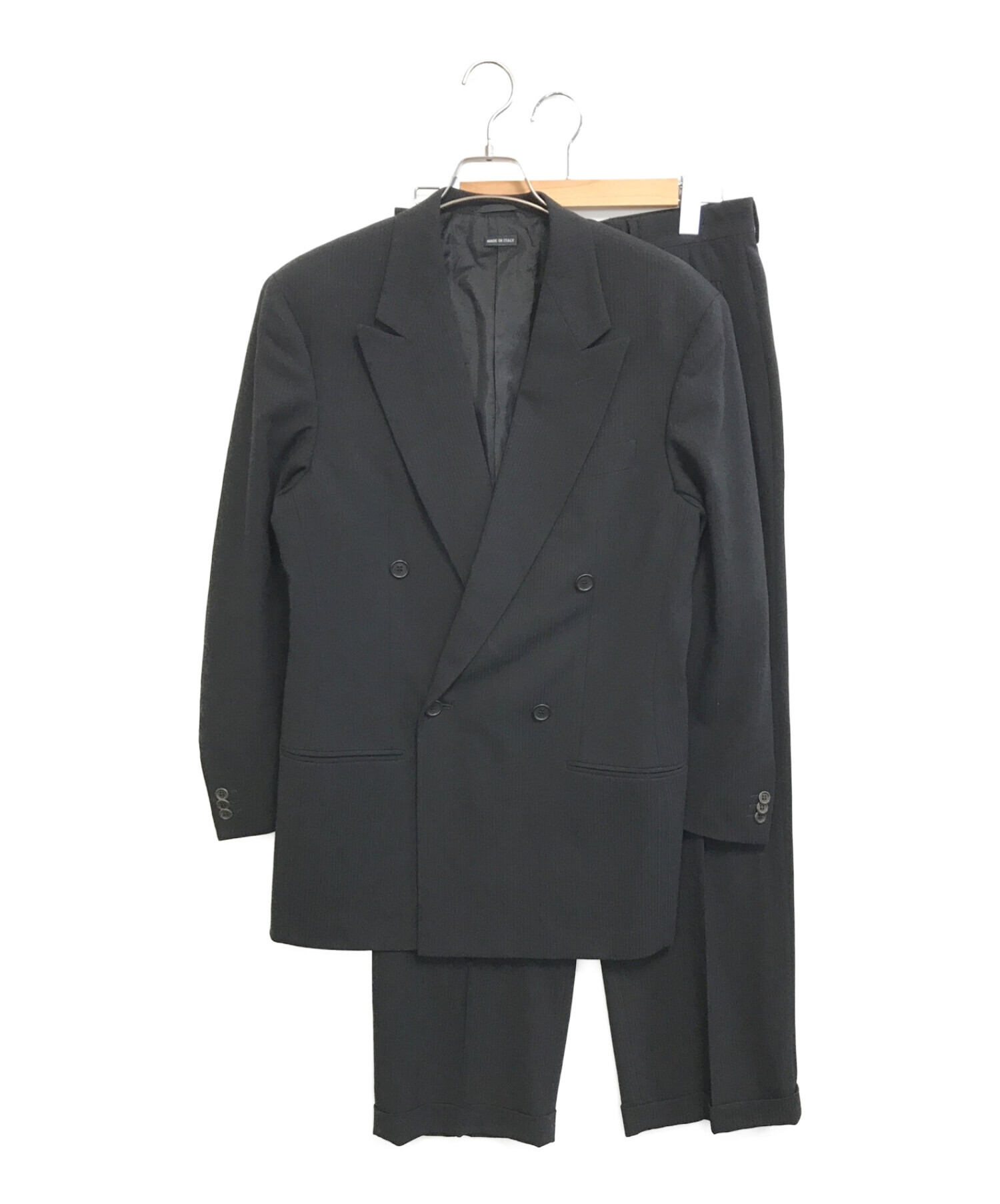 中古・古着通販】GIORGIO ARMANI (ジョルジョアルマーニ) ダブルスーツ 