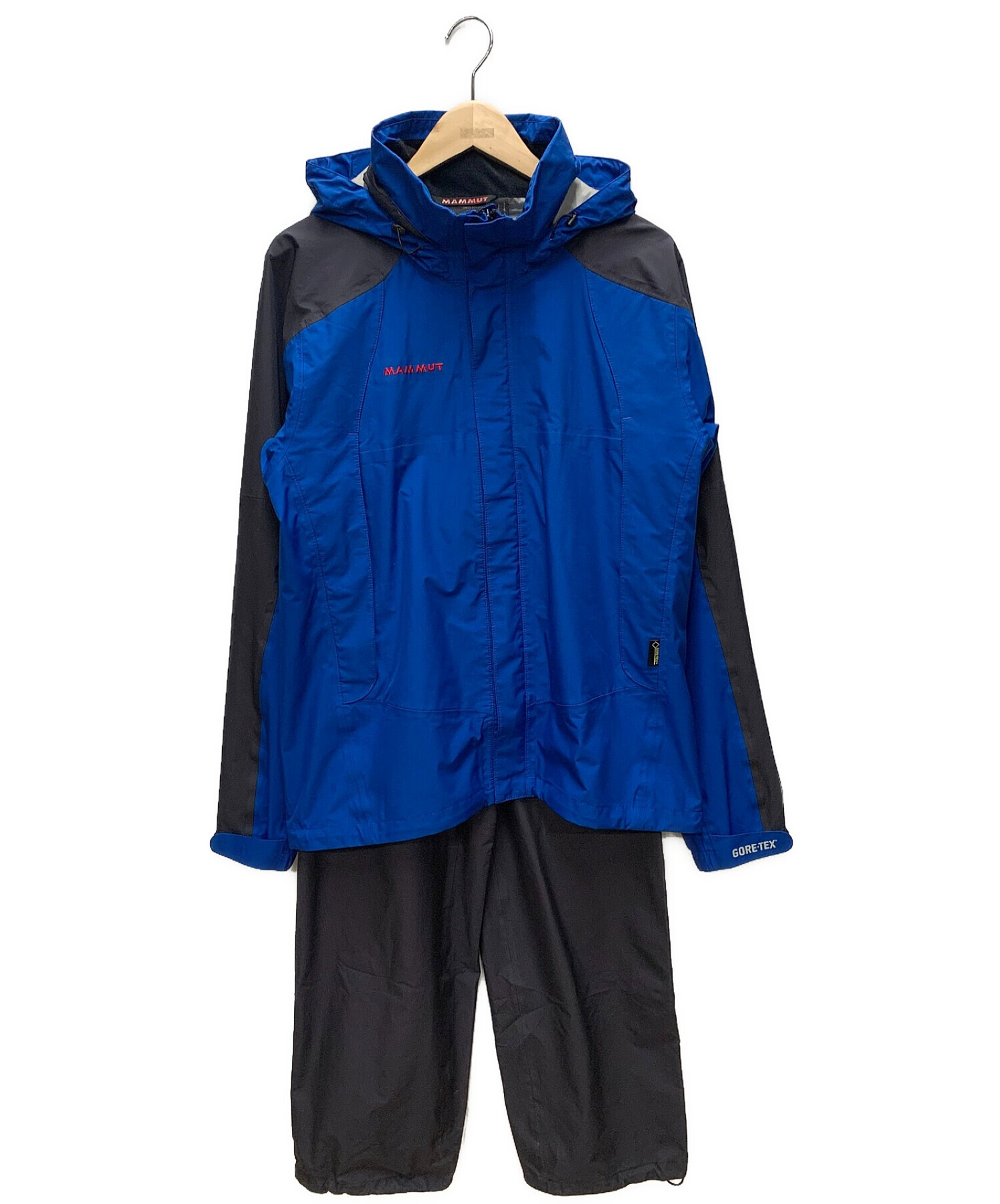 中古・古着通販】MAMMUT (マムート) クライメイトレインスーツ ブルー  